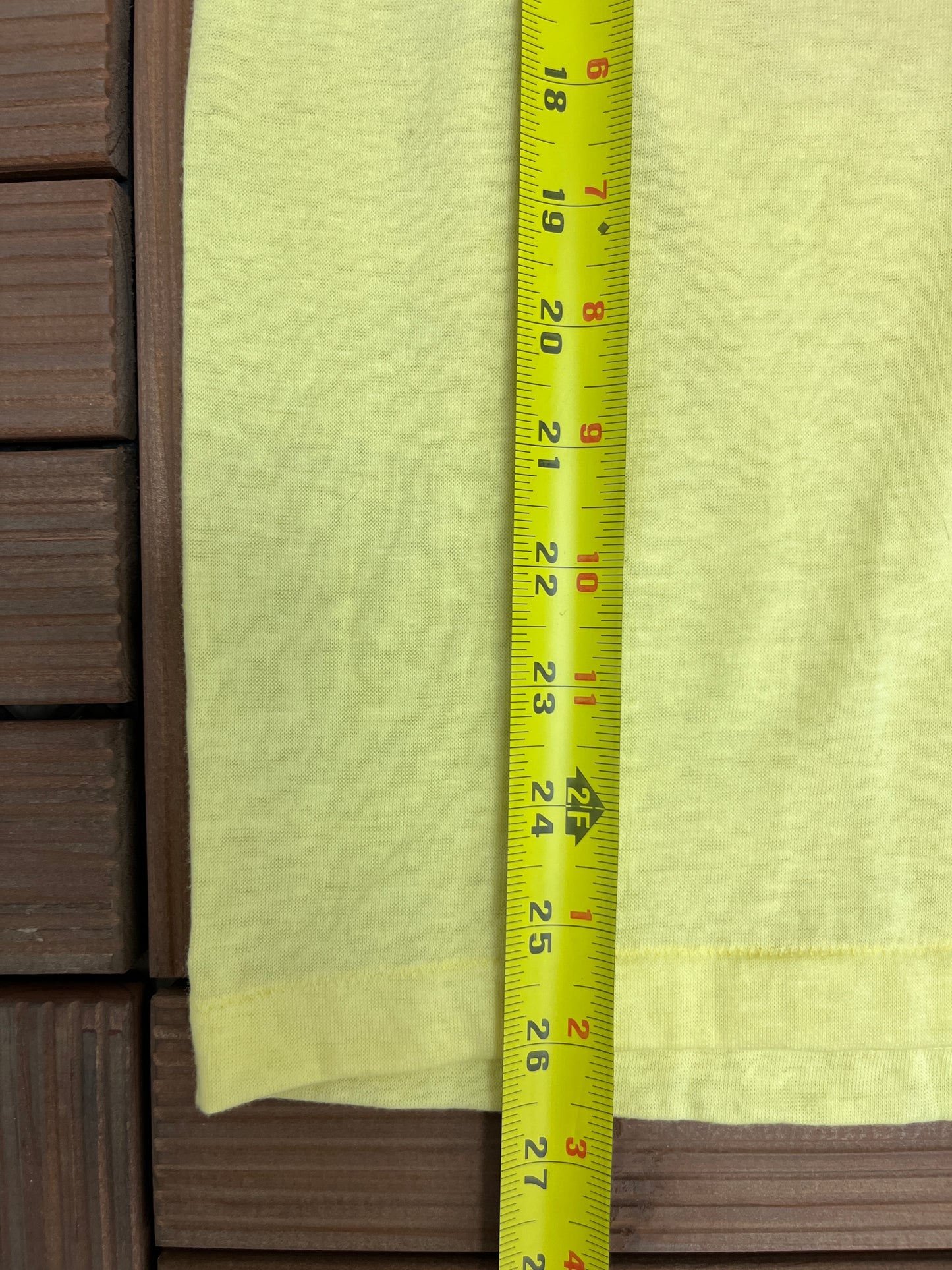 Volleyball Spike Graphic Tee | Size Youth X-Large | Vintage 1990s Single Stitch Yellow T-Shirt | Made in USA | Free Shipping to USA |