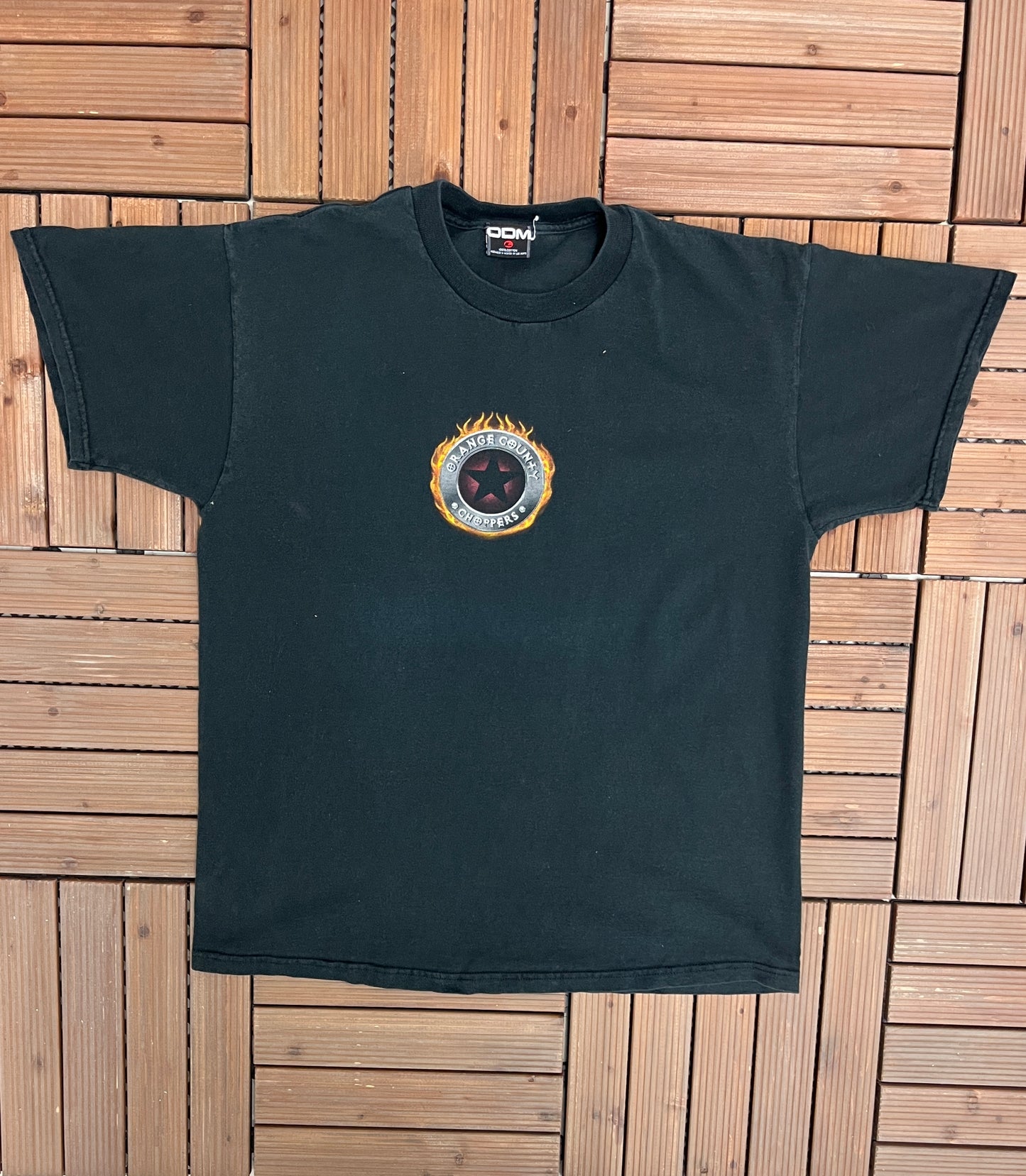 Orange County Choppers Graphic Tee | Size Large | Vintage 2000s Retro Motorcycle Racing Black Biker T-Shirt | Free Shipping to USA|