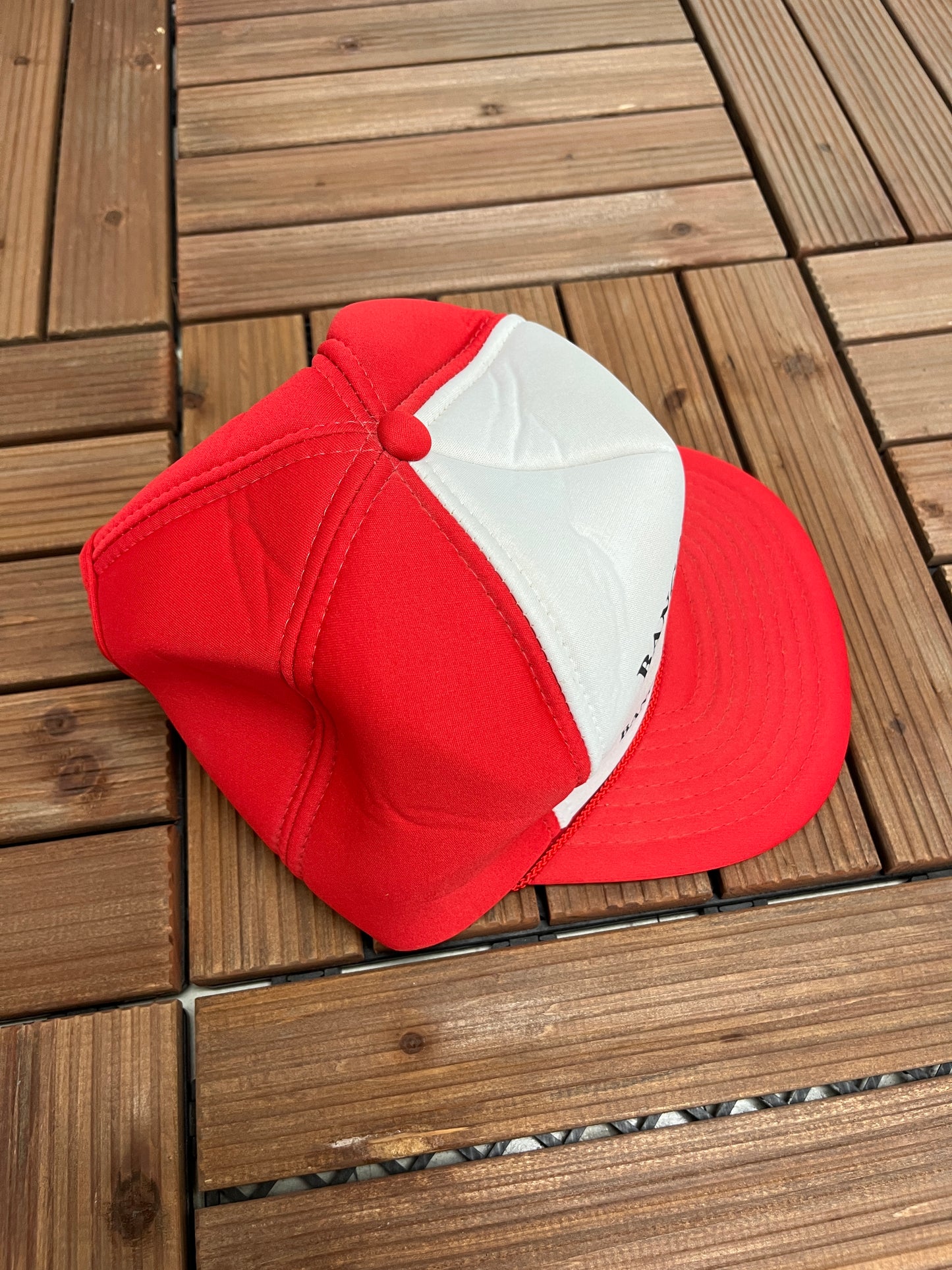 Bangor Implement Bangor, Pennsylvania Graphic Hat | Adjustable With Snap Back | Vintage 1990s Promotional Trucker Cap |