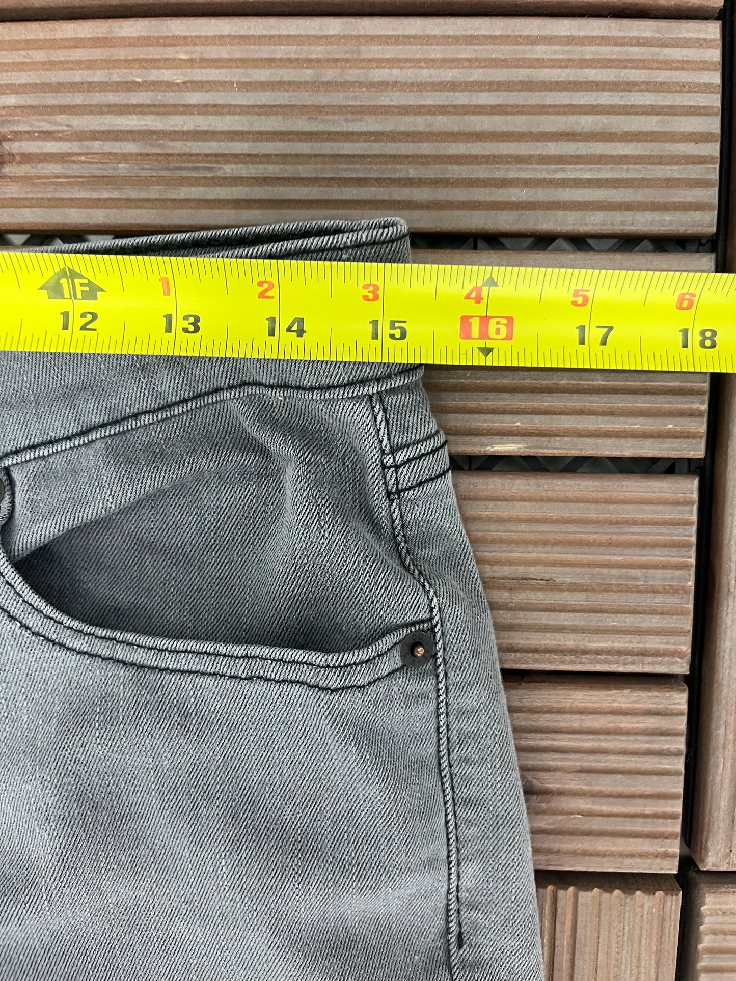 Levi Strauss & Co 511 Grey Denim Jeans | Size 30 x 32 | Vintage 2000s Levi's Grey Denim |