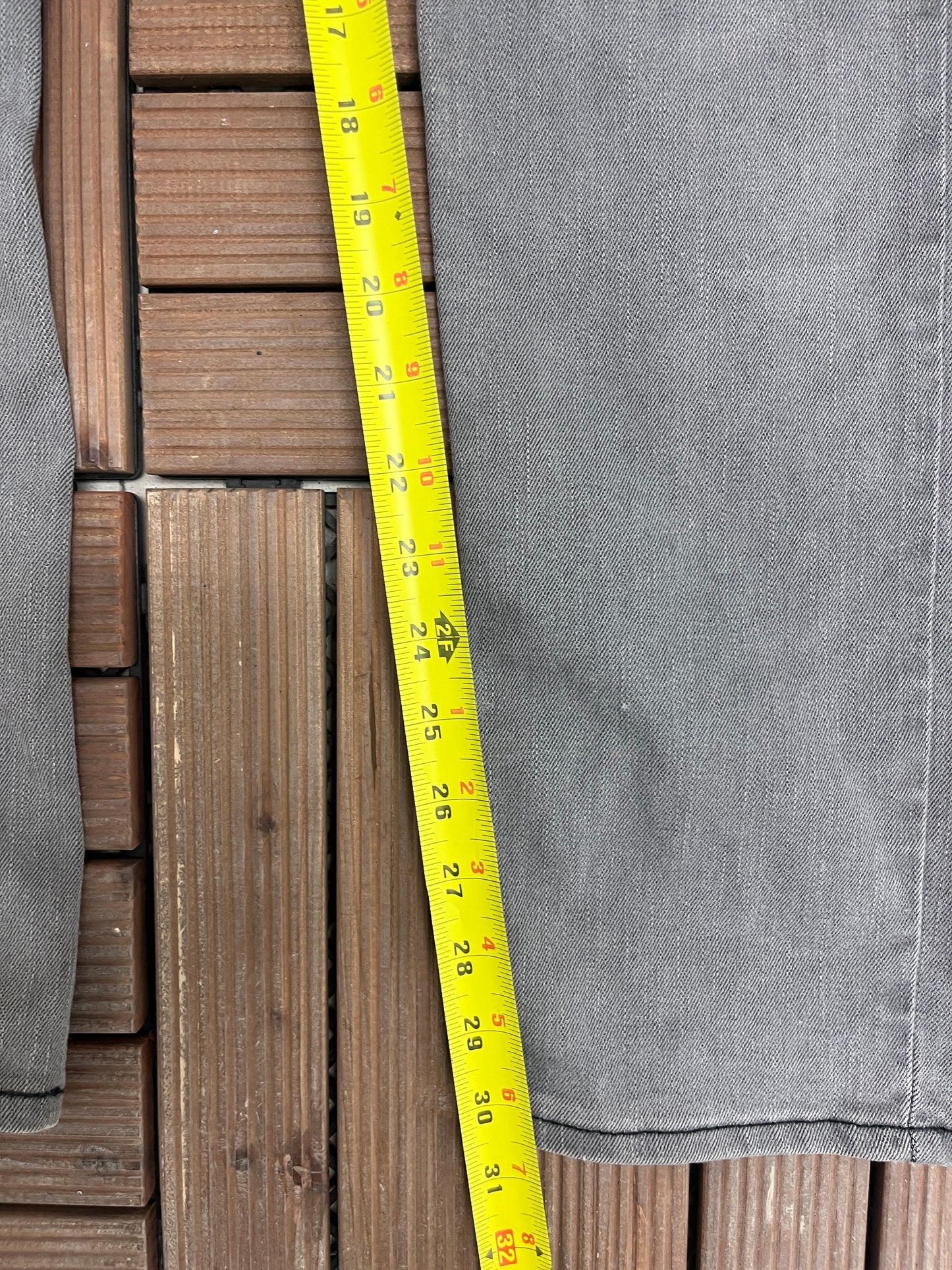 Levi Strauss & Co 511 Grey Denim Jeans | Size 30 x 32 | Vintage 2000s Levi's Grey Denim |