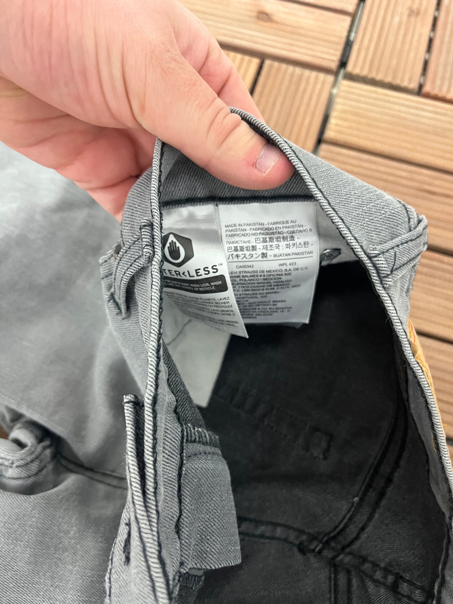 Levi Strauss & Co 511 Grey Denim Jeans | Size 30 x 32 | Vintage 2000s Levi's Grey Denim |