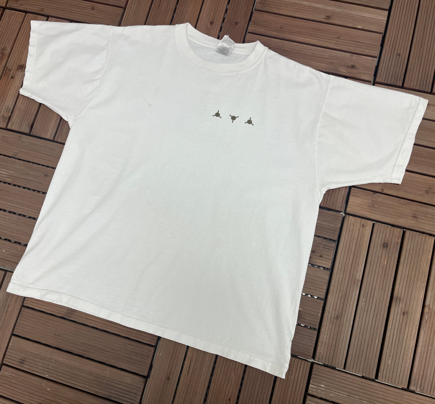 Music Television Graphic Tee | Size X-Large | Vintage 2000s Promotional Television MTV White T-Shirt | Free Shipping to USA |