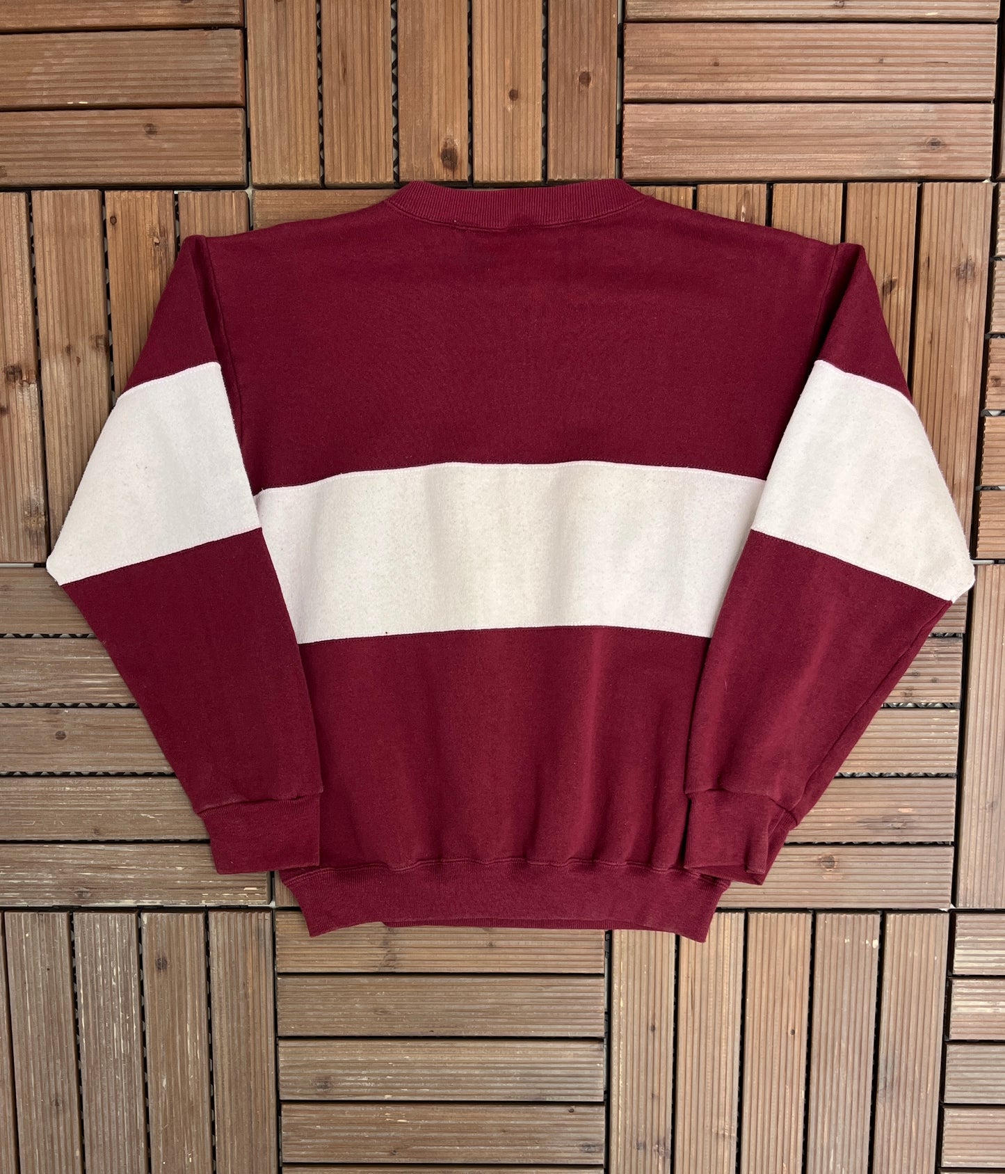 Texas A&M Aggies Graphic Crewneck | Size Large | Vintage 1990s University Red Sweater |