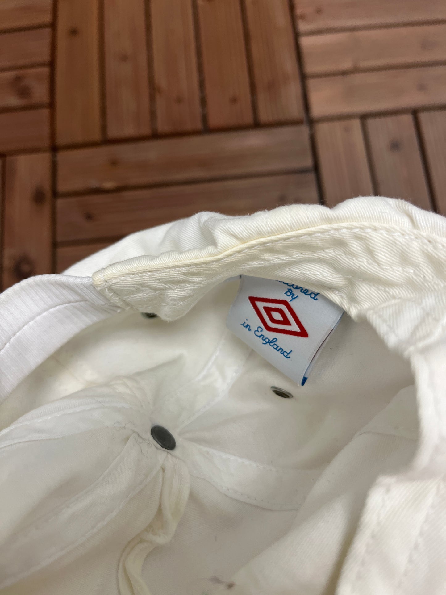 England Soccer Umbro Embroidered Graphic Hat | One Size Fits All | Vintage 1990s Soccer Football White Hat | Free Shipping to USA|