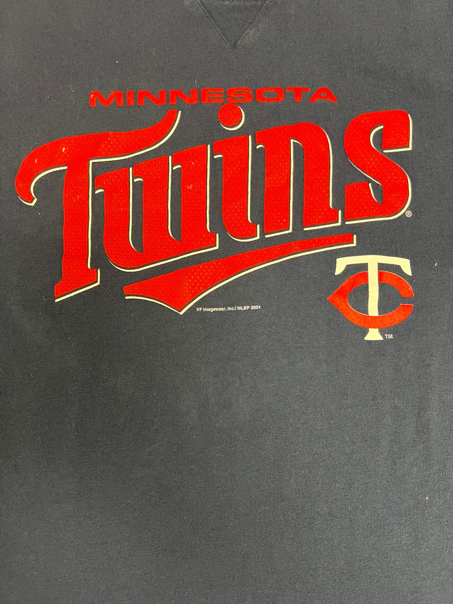 Minnesota Twins Graphic Tee | Size Large | Vintage 2000s MLB Baseball Blue T-Shirt | Free Shipping to USA |