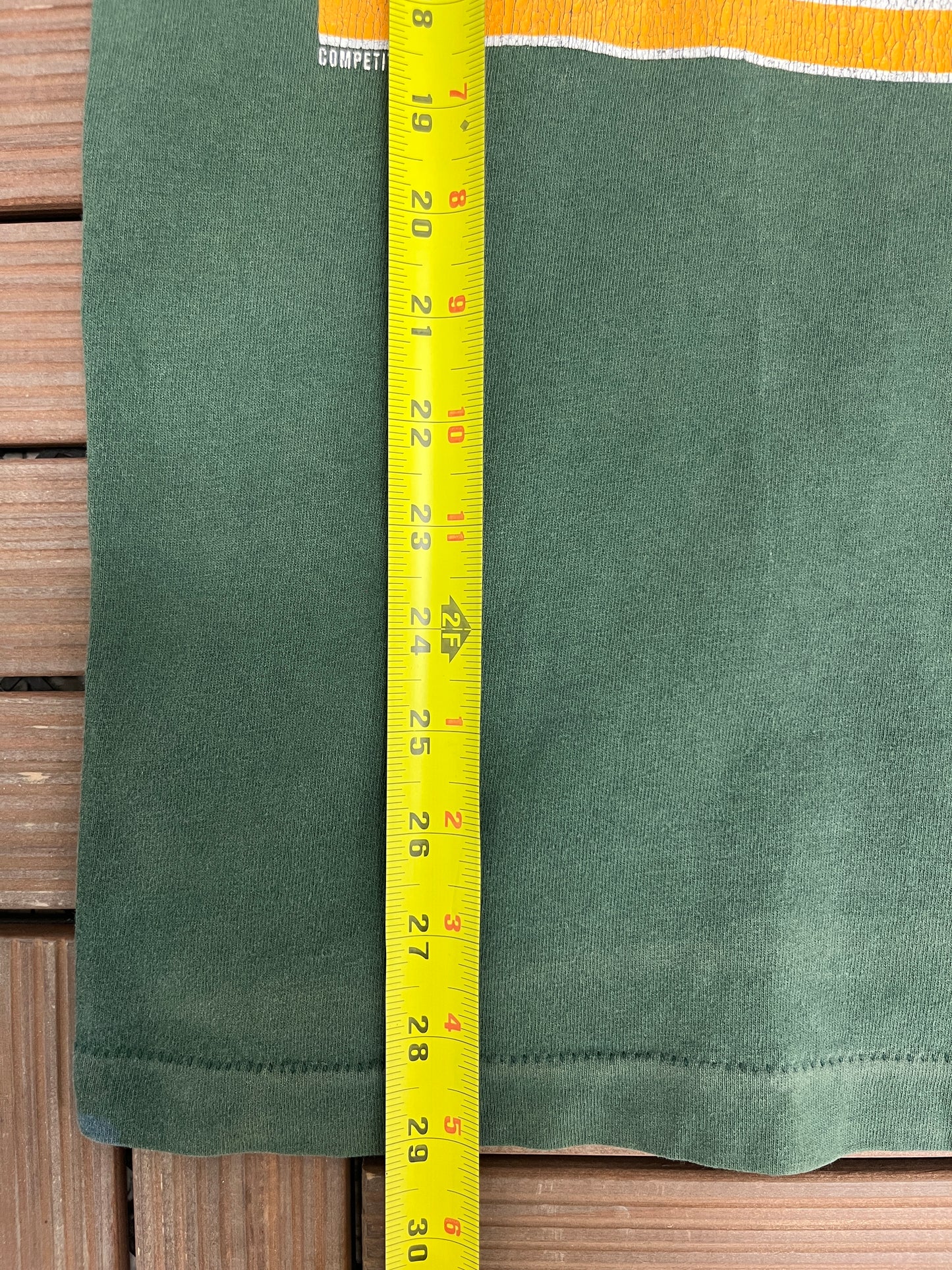 Green Bay Packers Graphic Tee | Size Large | Vintage 1990s NFL Football Single Stitch Green T-Shirt | Made in USA |