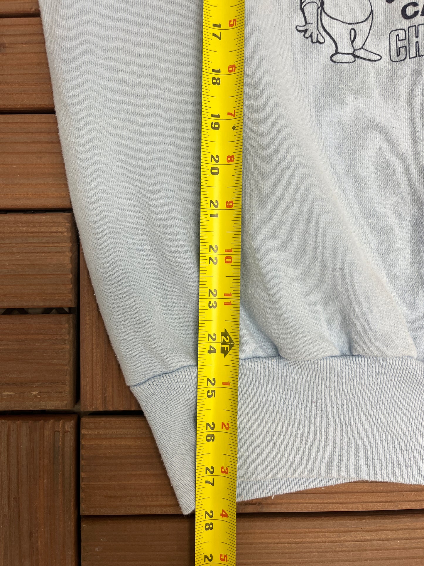 Pittsburgh Pittsburghese Slang Graphic Crewneck | Size X-Large | Vintage 1980s Tourist Blue Sweater | Made in USA |