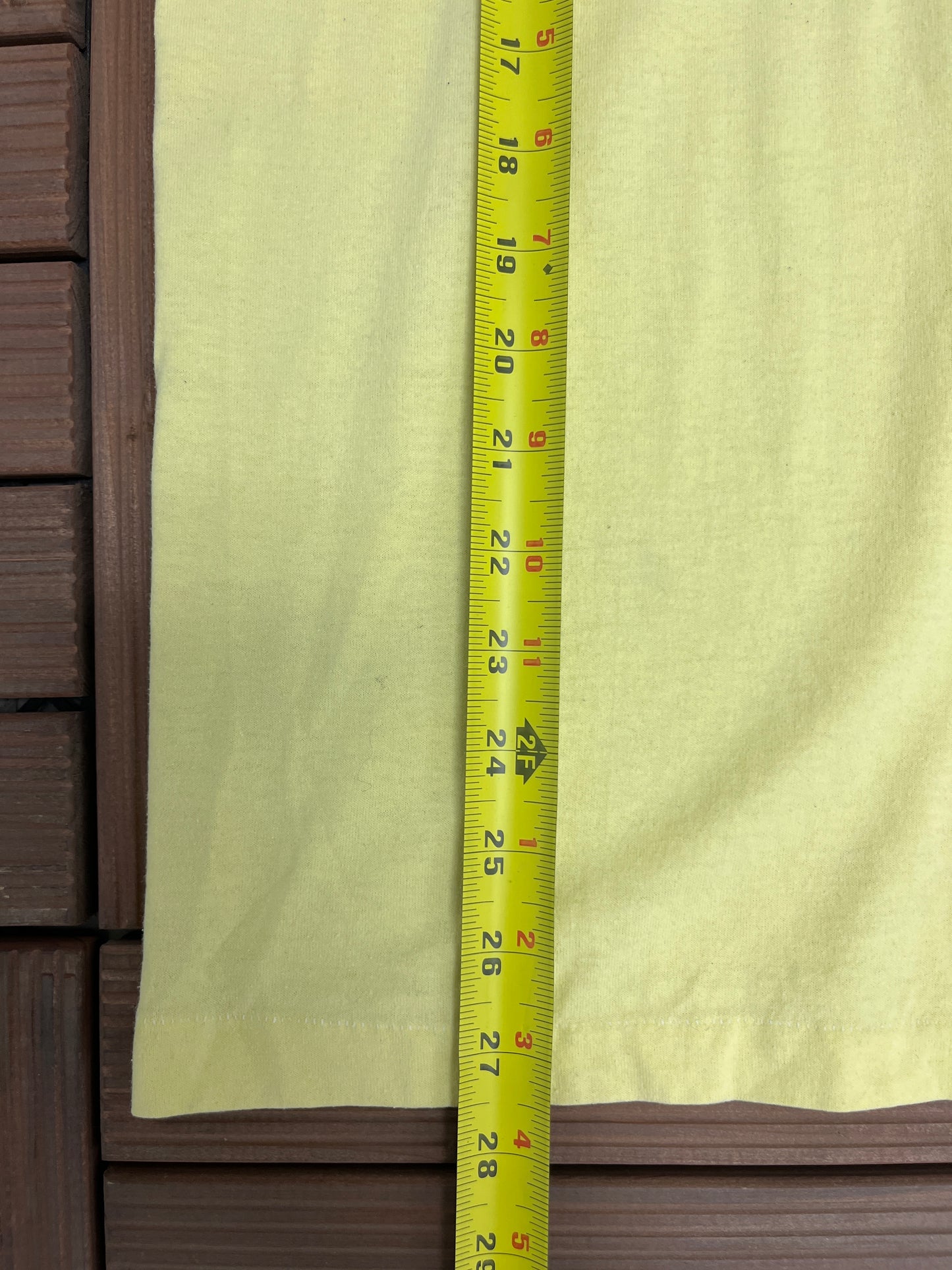 Rails to Trails Conservancy Tour Graphic Tee | Size Large | Vintage 1990s Single Stitch Yellow T-Shirt |