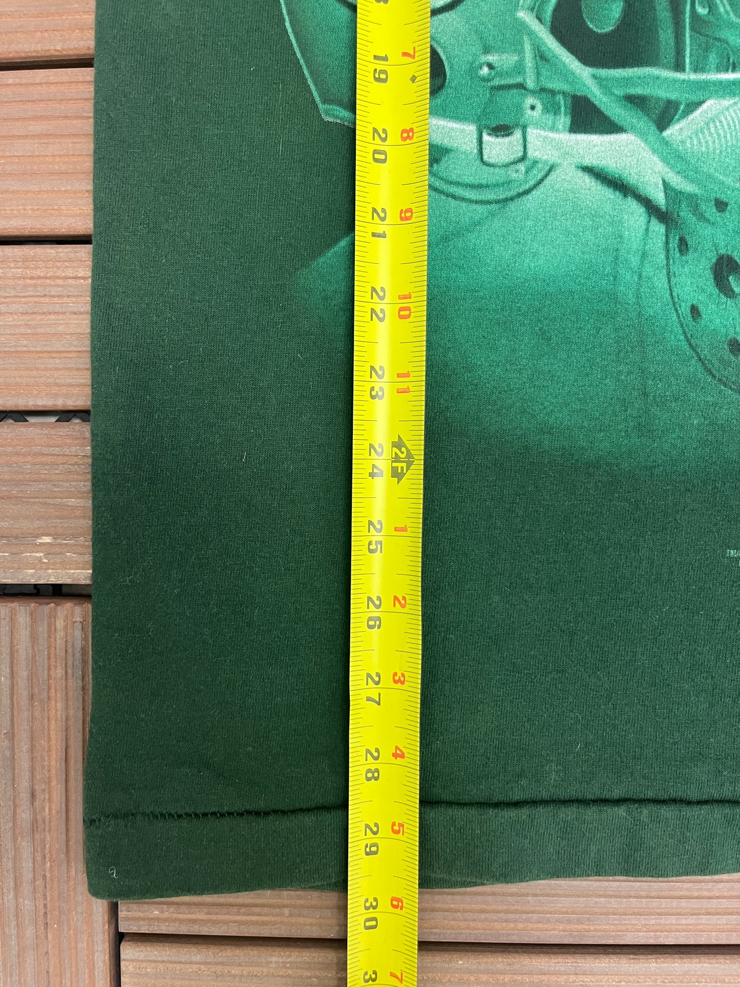 Green Bay Packers Vince Lombardi Graphic Tee | Size Medium | Vintage 1990s NFL Football Single Stitch Green T-Shirt |