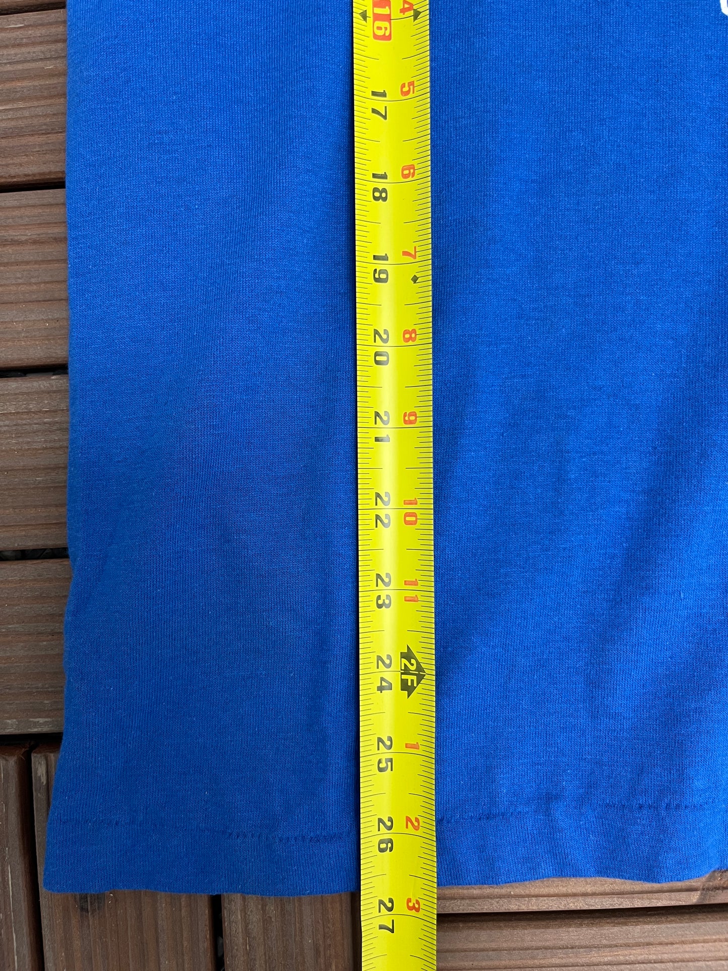 Put-In-Bay, Ohio Graphic Tee | Size X-Large | Vintage 1990s Single Stitch Tourist Blue T-Shirt | Made in USA |