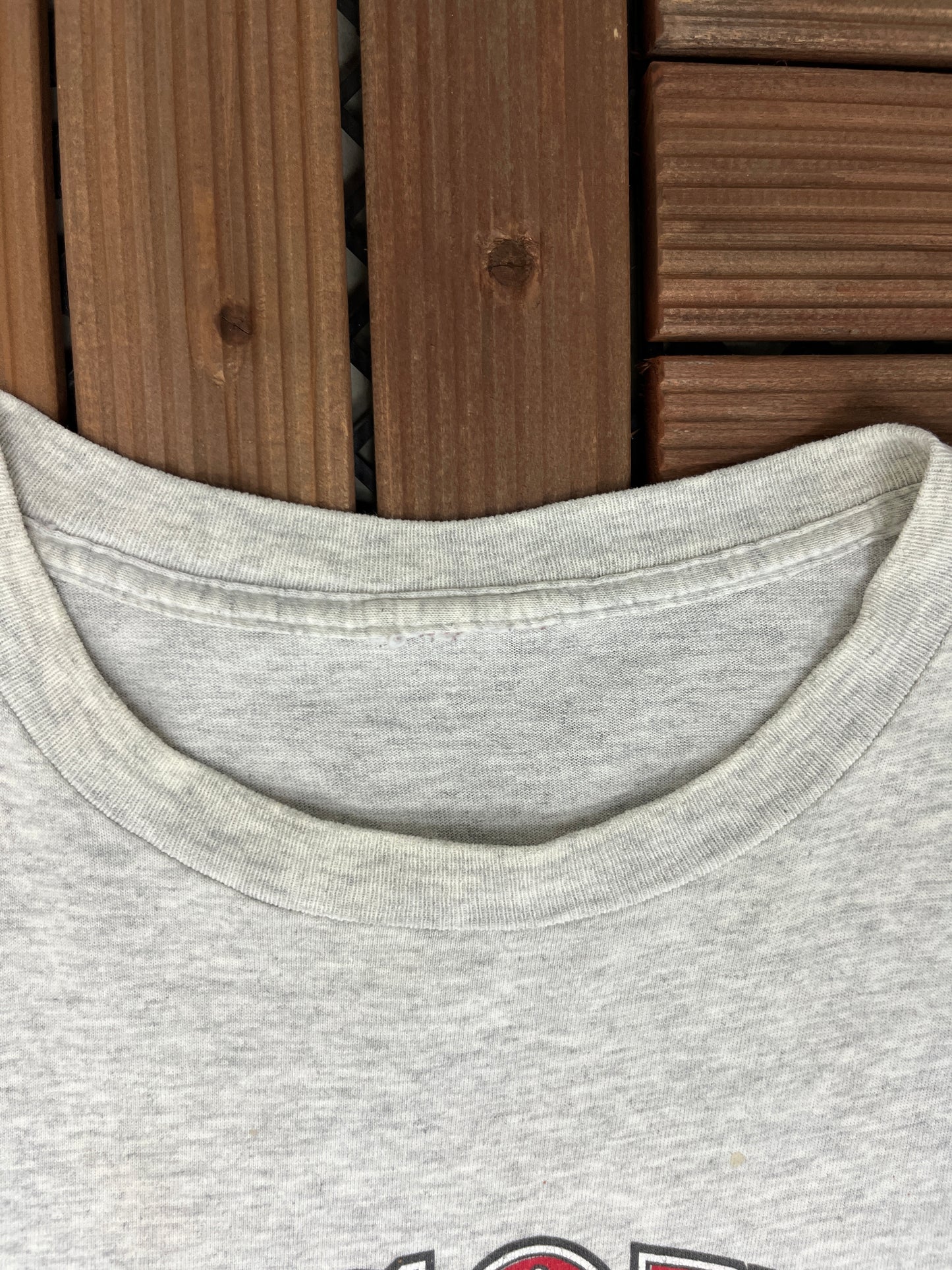 Wisconsin Badgers Rose Bowl 2000 Graphic Tee | Size X-Large | Vintage 2000s College Football Grey T-Shirt |