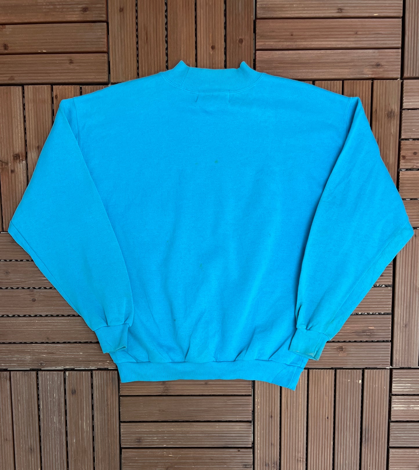 Exclusive I.O.U. Collection Graphic Crewneck | Size Medium | Vintage 1990s Promotional Blue Sweater |