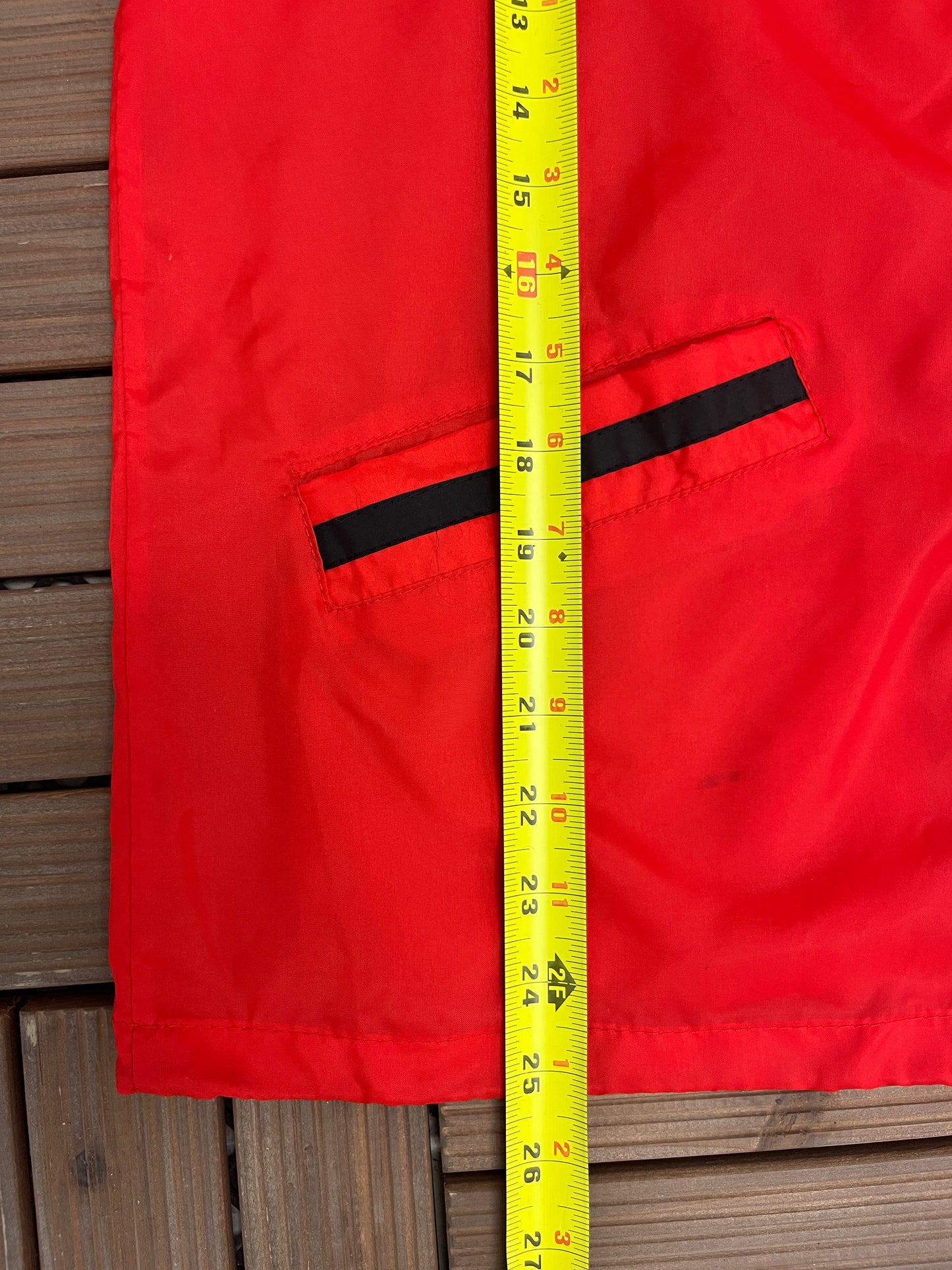 Ottawa Roughriders Patch Graphic Windbreaker | Size Medium | Vintage 1990s CFL Football Red Windbreaker Jacket |