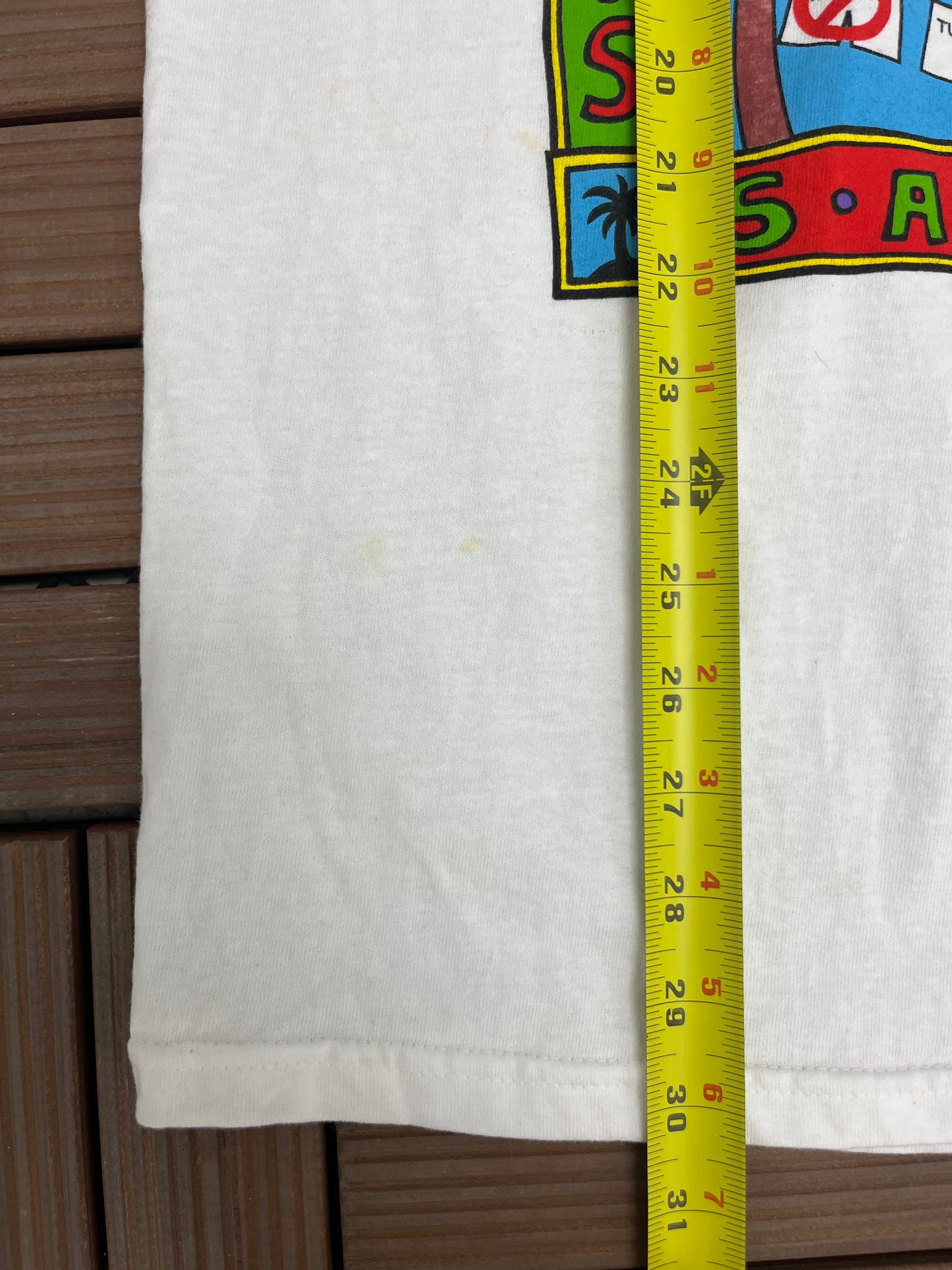 Jimmy Buffett Tuesdays Thursdays Saturdays Tour Graphic Tee | Size X-Large | Vintage 2000s Country Music White T-Shirt |