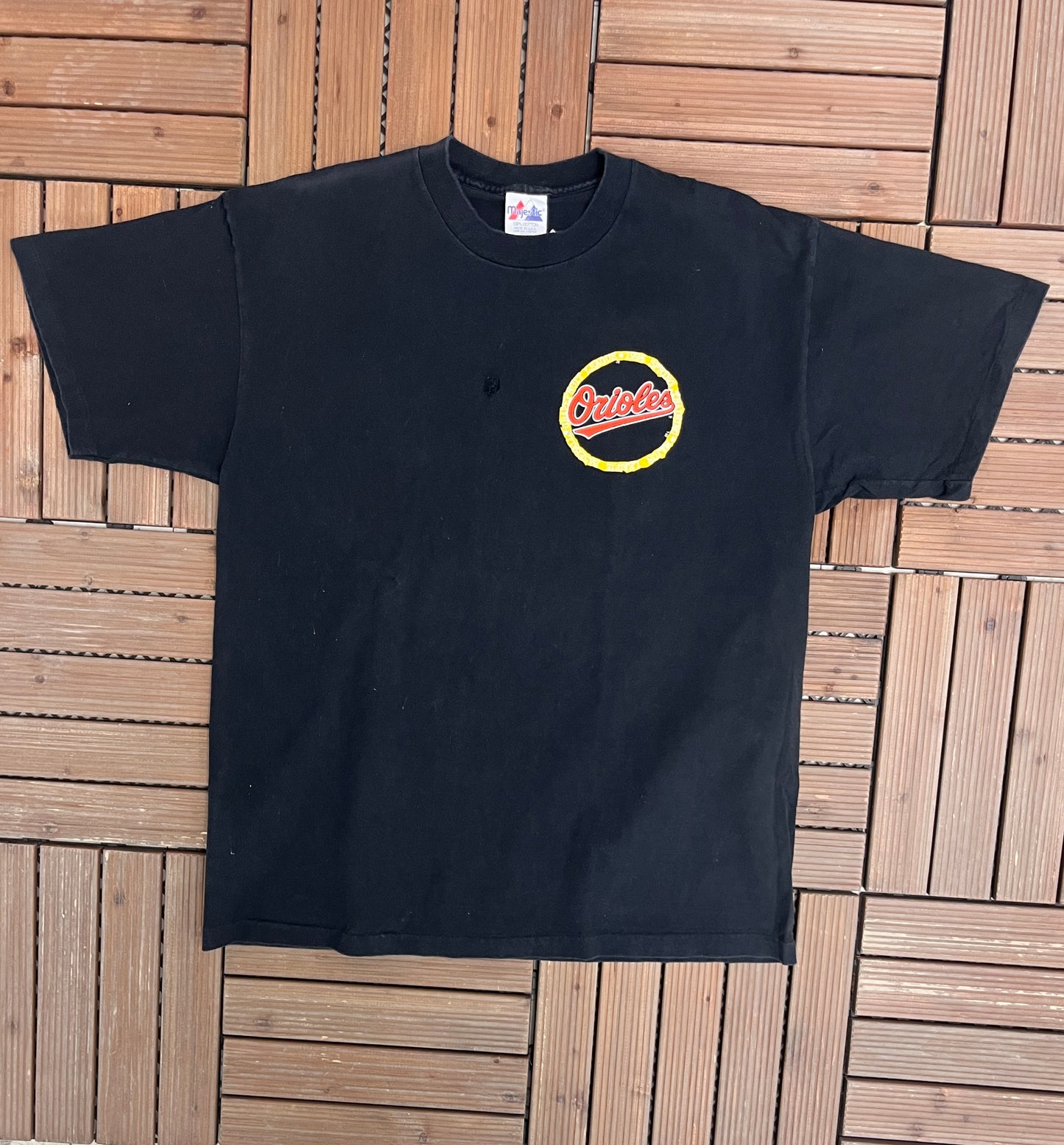 Baltimore Orioles Grapefruit League Spring Training Graphic Tee | Size XL | Vintage 1990s MLB Baseball Black T-Shirt |