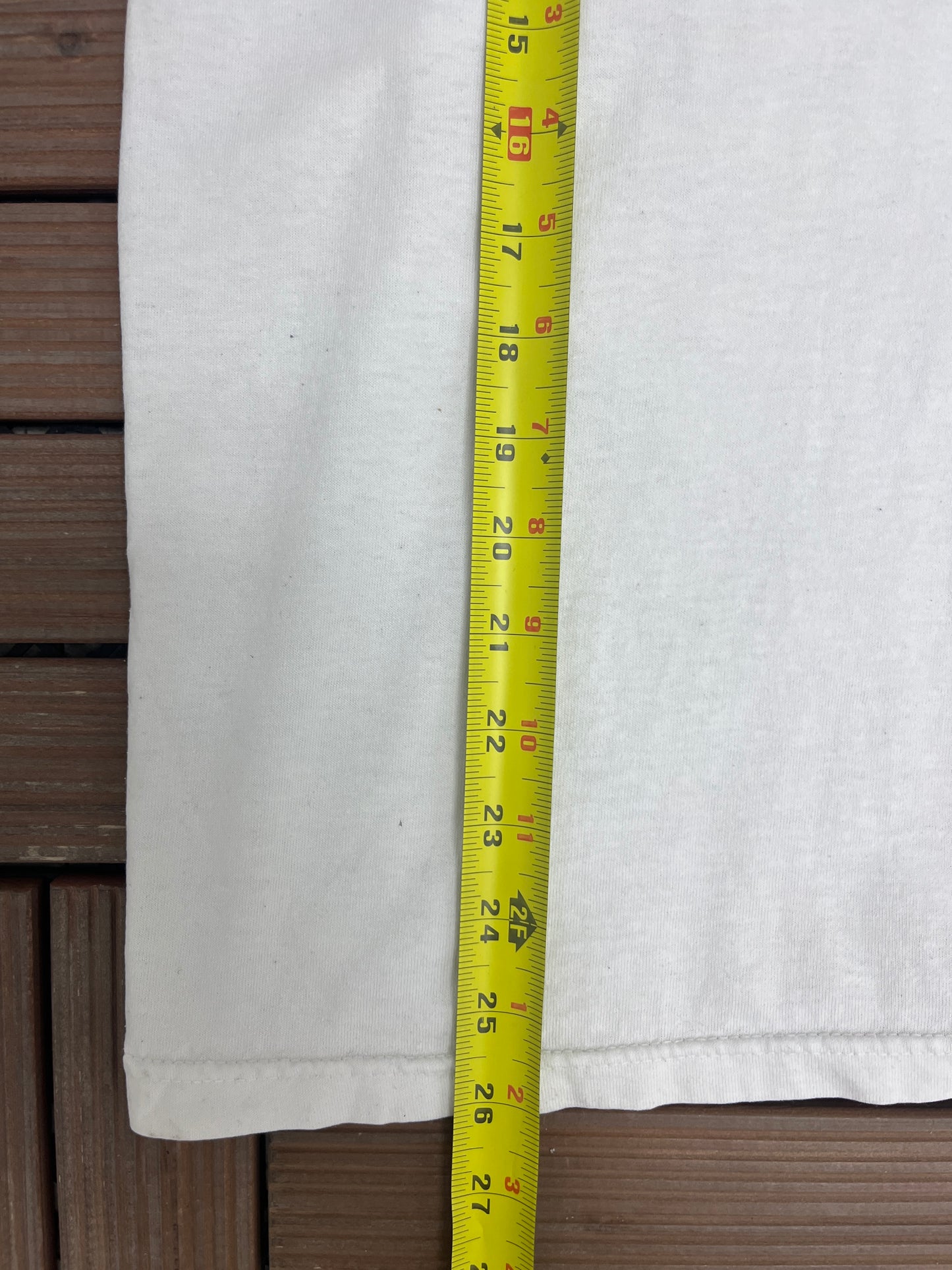 Raymac Surveys Ltd. Burmis 3-D 1996 Graphic Tee | Size Large | Vintage 1990s Promotional White T-Shirt |