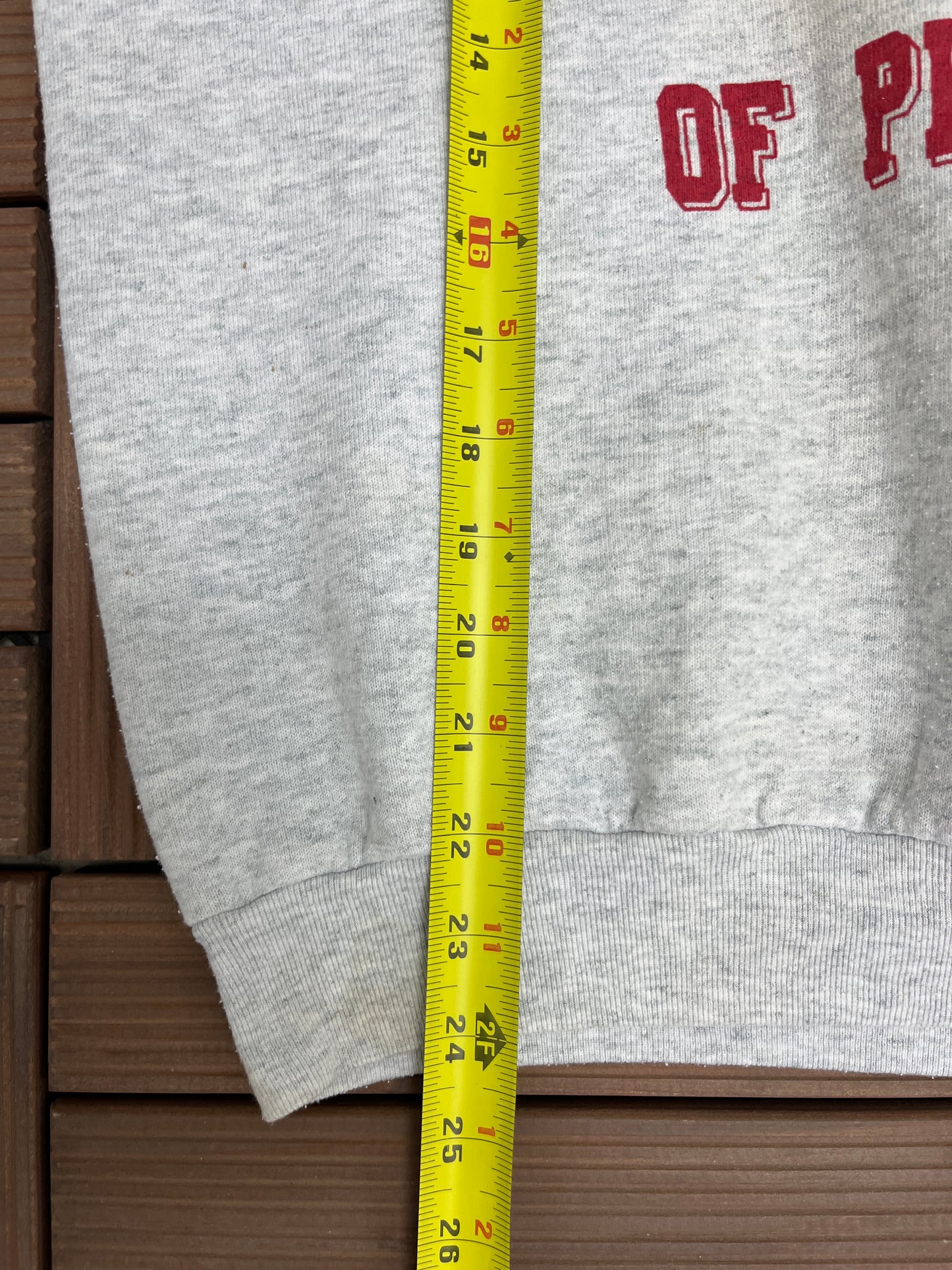 Indiana University of Pennsylvania Graphic Crewneck | Size X-Large | Vintage 1990s College Sports Grey Sweater |