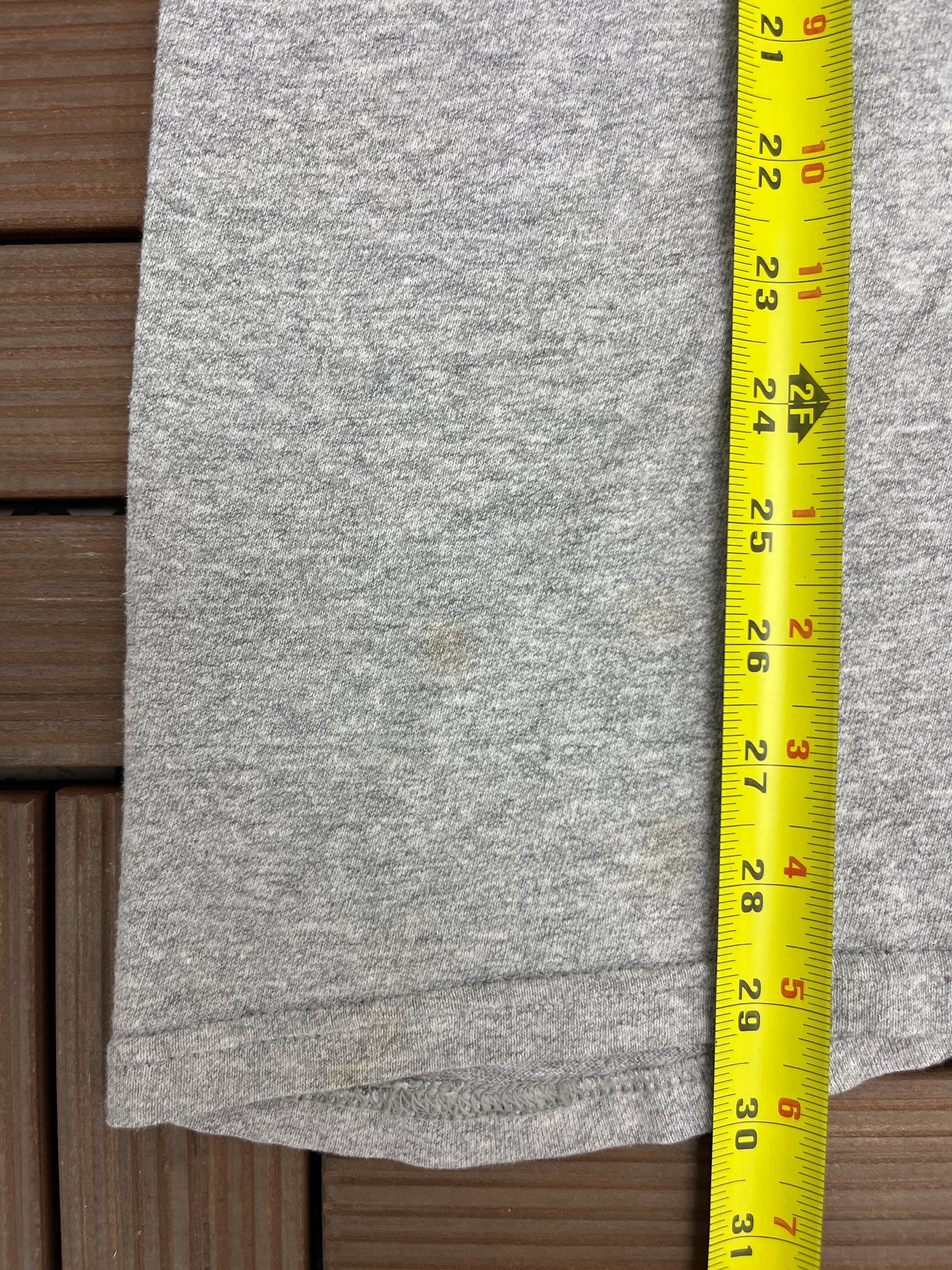 Florida Spell Out Embroidered Graphic Tee | Size X-Large | Vintage 1990s College Sports Champion Grey T-Shirt | Free Shipping to USA |