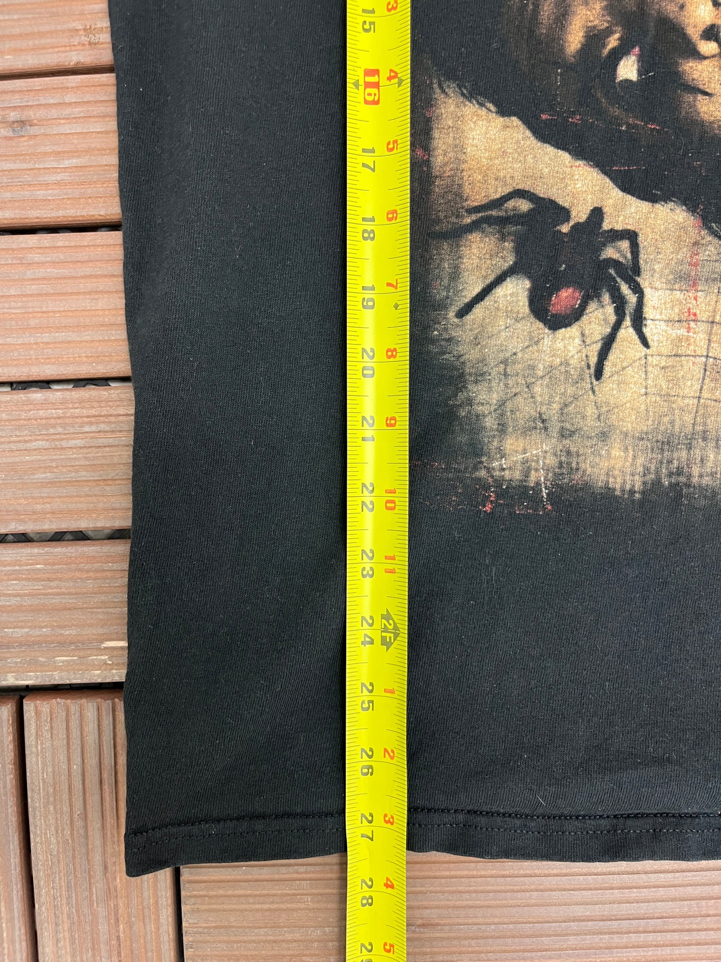 Spend The Night With Alice Cooper Graphic Tee | Size X-Large | Vintage 2000s Rock Music Black T-Shirt |