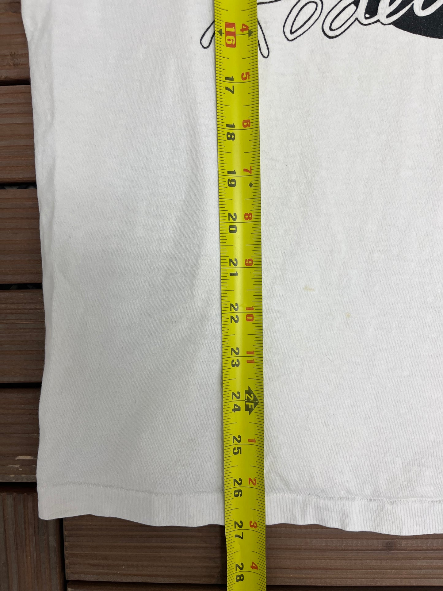 Chris LeDoux Rodeo Moon Graphic Tee | Size Large | Vintage 2000s Country Music White Tank Top T-Shirt |