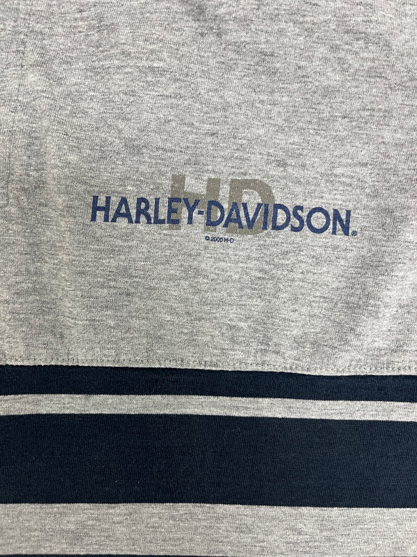 Harley Davidson Pittsburgh, Pennsylvania Graphic Tee | Size X-Large | Vintage 2000s Biker Motorcycle Grey T-Shirt |