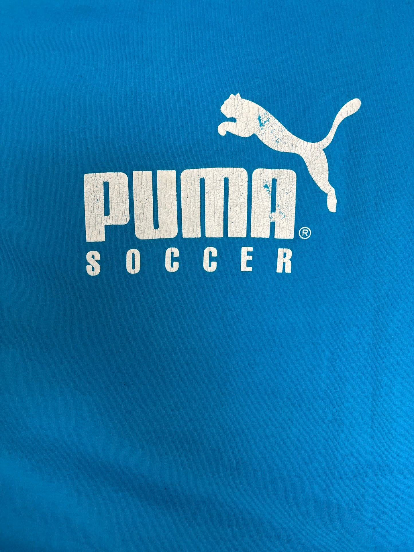 Charleston Thanksgiving Soccer Shootout 1990 Graphic Tee | Size X-Large | Vintage 1990s Promotional Blue T-Shirt | Free Shipping to USA |