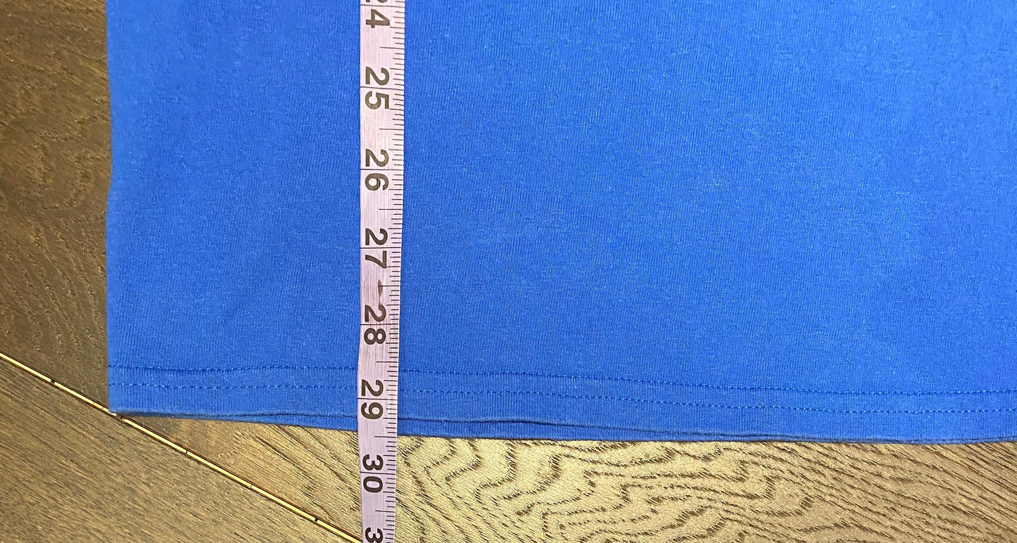 Johnson Space Center Graphic Tee | Size Large | Vintage 1990s Retro Blue T-Shirt | NASA Houston, Texas Graphic Tee | Free Shipping to USA|