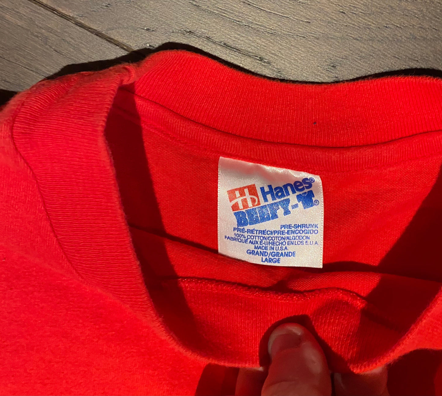 Bill Clinton Changing America Soviet Union Graphic Tee | Size Large | Vintage 1990s Single Stitch Red T-Shirt | Free Shipping to USA |