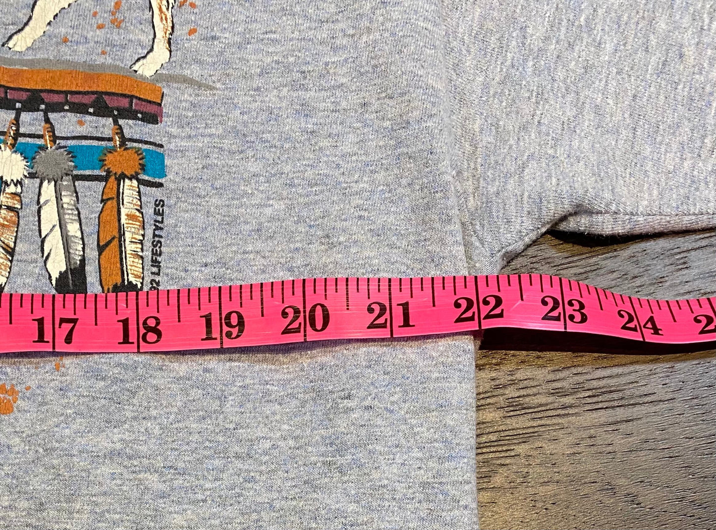 Michigan's Upper Peninsula Dreamcatcher Graphic Tee | Size XL | Vintage 1990s Single Stitch Grey T-Shirt |