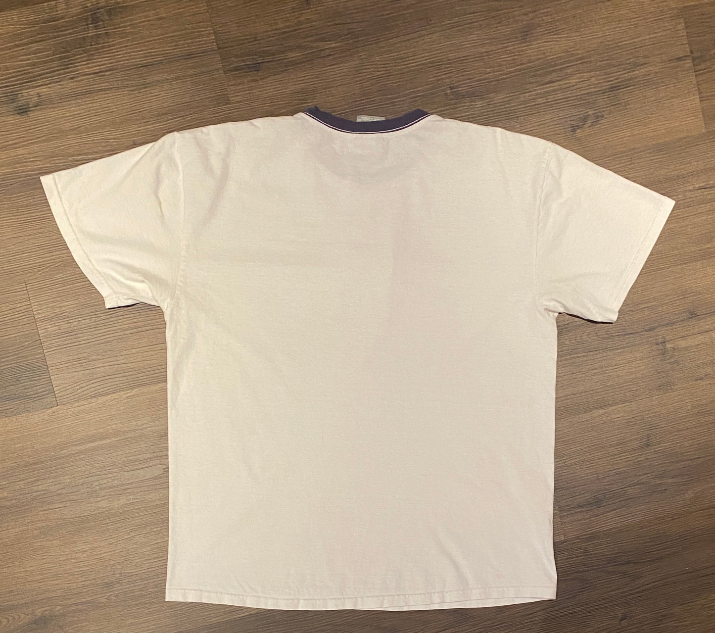 Nike Oval Patch Graphic Tee | Size Large | Vintage 2000s Nike White Silver Tag T-Shirt | Made in Canada | Free Shipping to USA |
