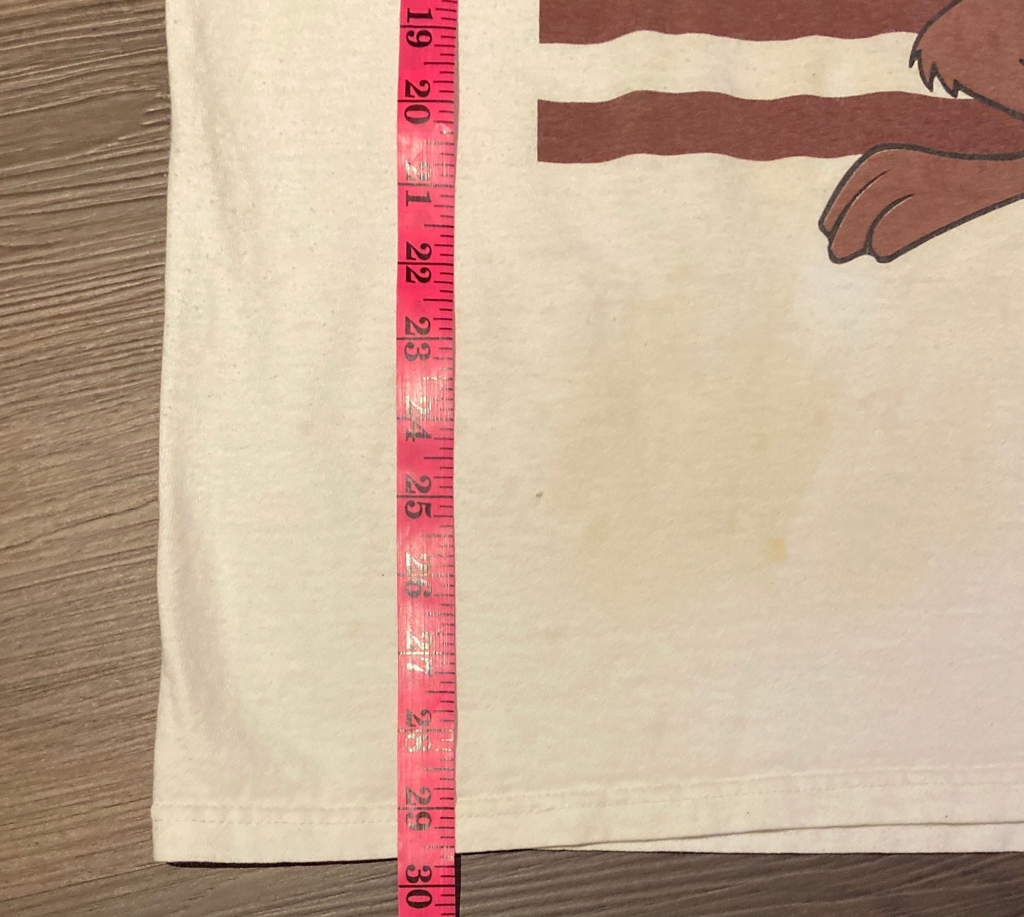 Taz American Flag Graphic Tee | Size X-Large | Vintage 1990s Looney Tunes Cartoon Disney Character White T-Shirt |