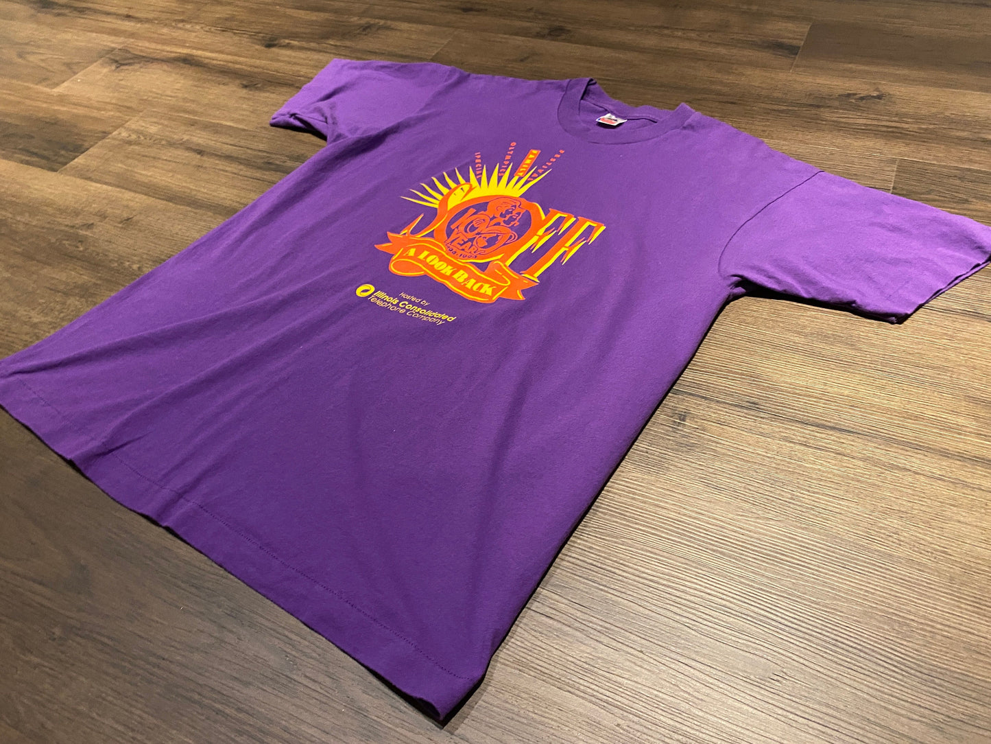 SOFF Special Olympics Family Festival Illinois Graphic Tee | Size XL | Vintage 1990s Single Stitch Purple T-Shirt |