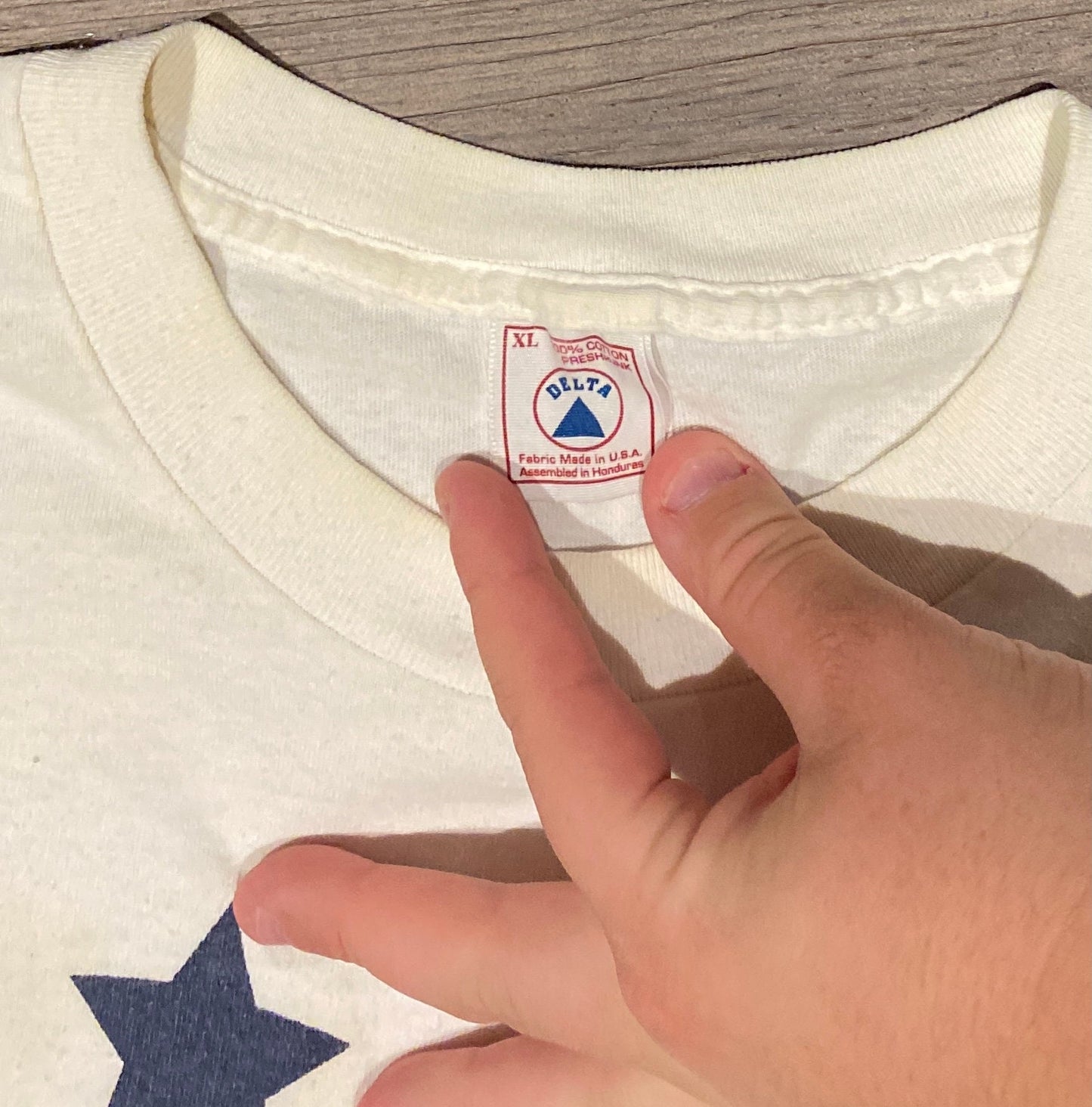 Taz American Flag Graphic Tee | Size X-Large | Vintage 1990s Looney Tunes Cartoon Disney Character White T-Shirt |