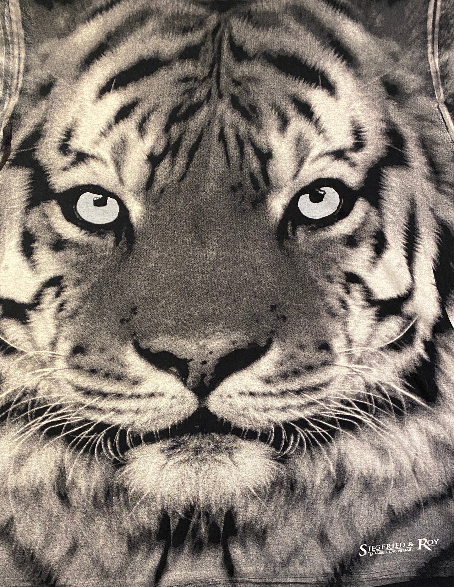 Siegfried & Roy Mirage, Las Vegas Graphic Tee | One Size Fits Most | Vintage 2000s Promotional Big Print Black T-Shirt|Free Shipping to USA|