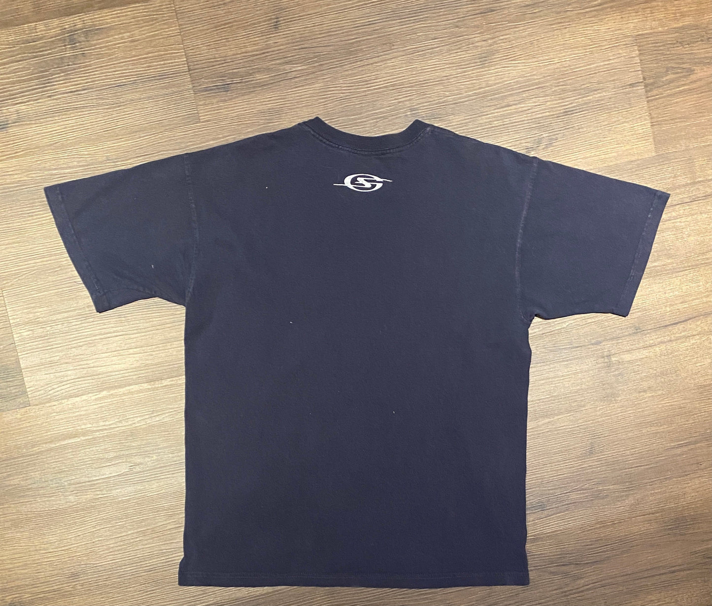 Guess Sport Spell Out Graphic Tee | Size Medium | Vintage 1990s Branded Grey & Black T-Shirt | Made in USA | Free Shipping to USA |