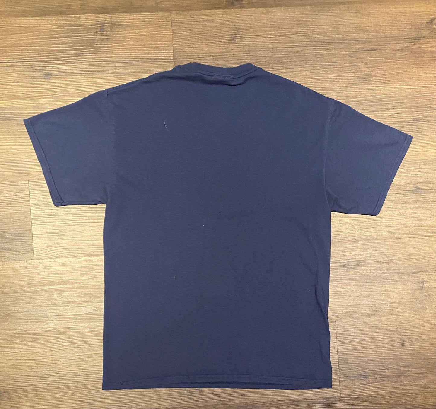 Keep Calm And Feel The Bern Graphic Tee | Size Large | Vintage 2000s Democratic Nominee Bernie Sanders Blue T-Shirt | Free Shipping to USA |