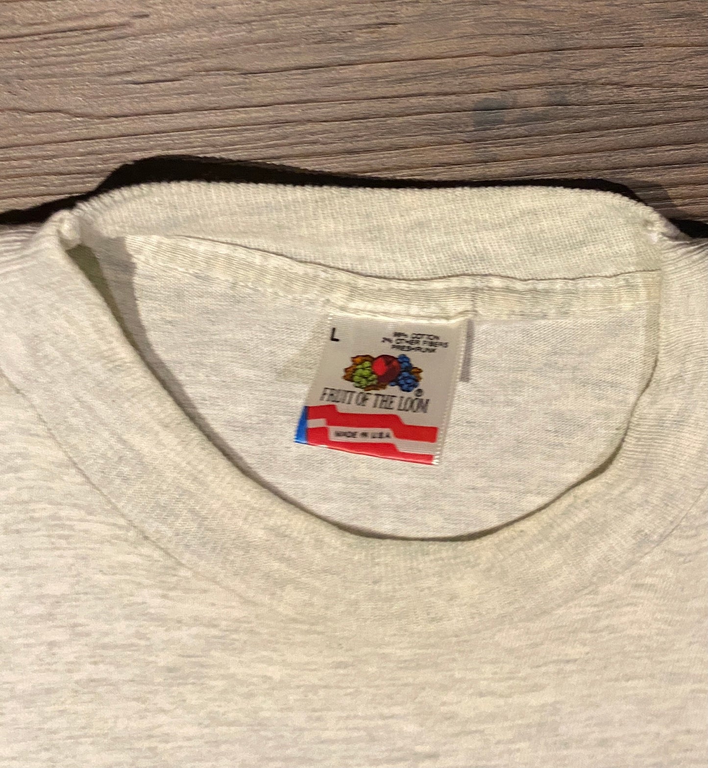 Property Of XXL NFL Racing Graphic Tee | Size Large | Vintage 1990s Racing Grey T-Shirt | Made in America | Free Shipping to USA |