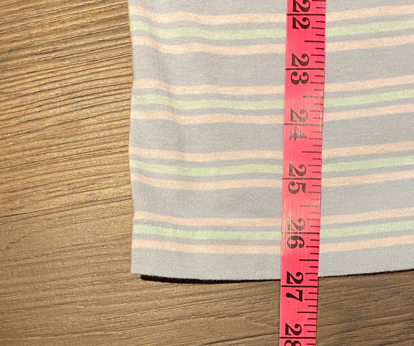 Lacoste Embroidered Logo Graphic Tee | Size XL | Vintage 1990s Single Stitch Striped Pink, Green & Blue T-Shirt | Free Shipping to USA |