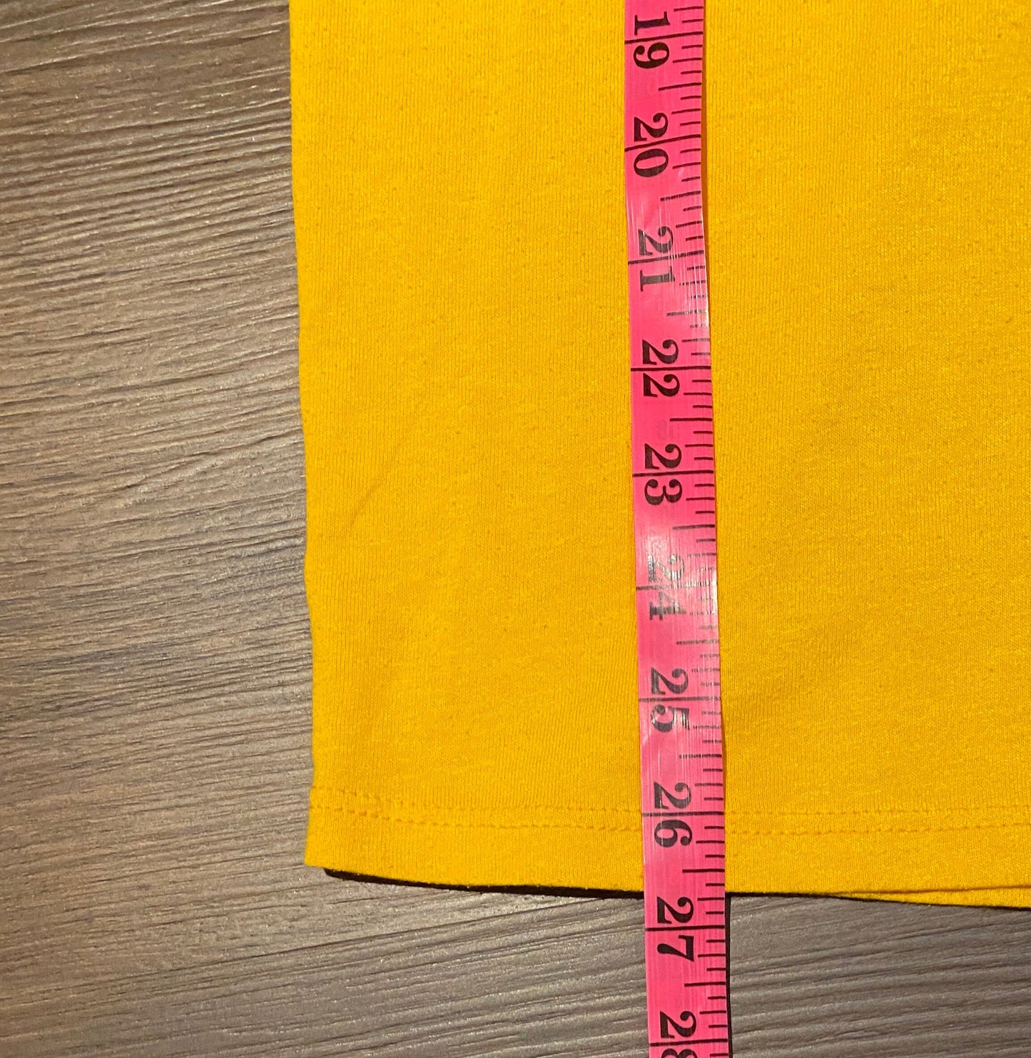 Lew Wallace Boosters Graphic Tee | Size Large | Vintage 1990s College University Band Yellow T-Shirt | Made in USA | Free Shipping to USA |