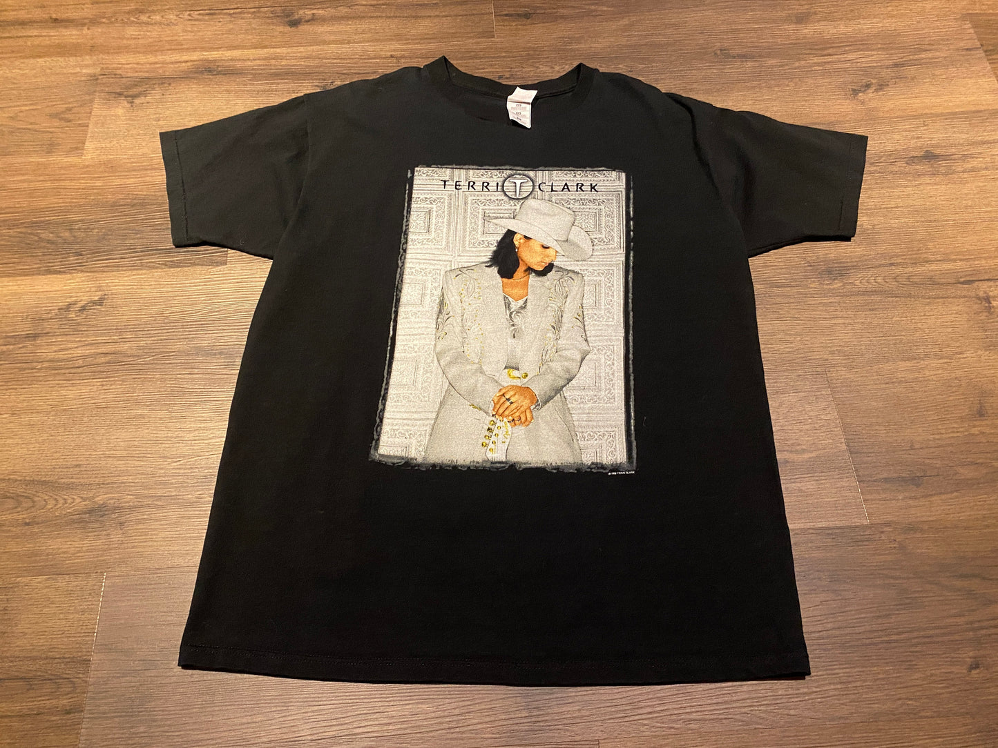 Terri Clark "How I Feel" Tour 1999 Graphic Tee | Size XL | Vintage 1990s Retro Country Music Black T-Shirt | Free Shipping to USA |