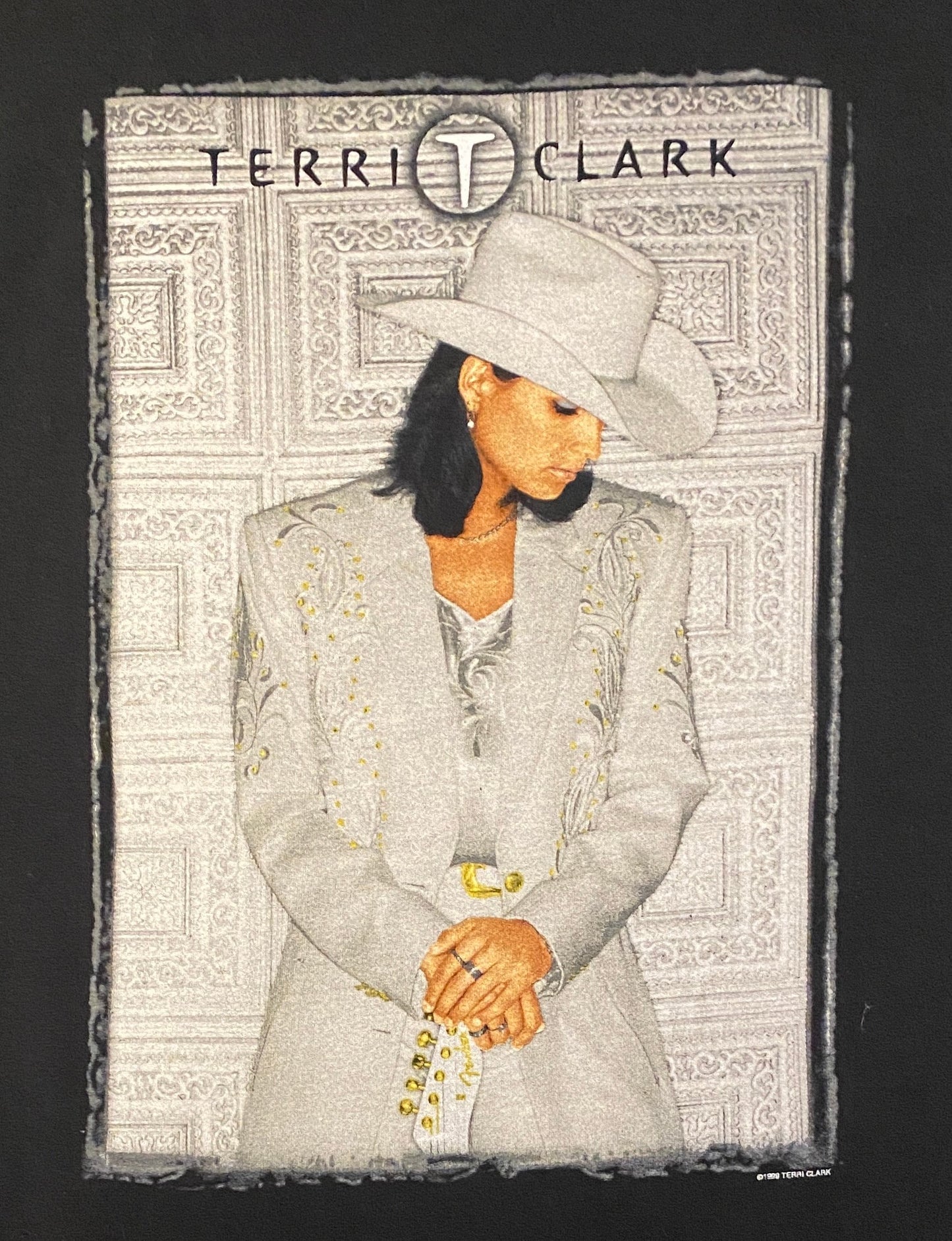Terri Clark "How I Feel" Tour 1999 Graphic Tee | Size XL | Vintage 1990s Retro Country Music Black T-Shirt | Free Shipping to USA |