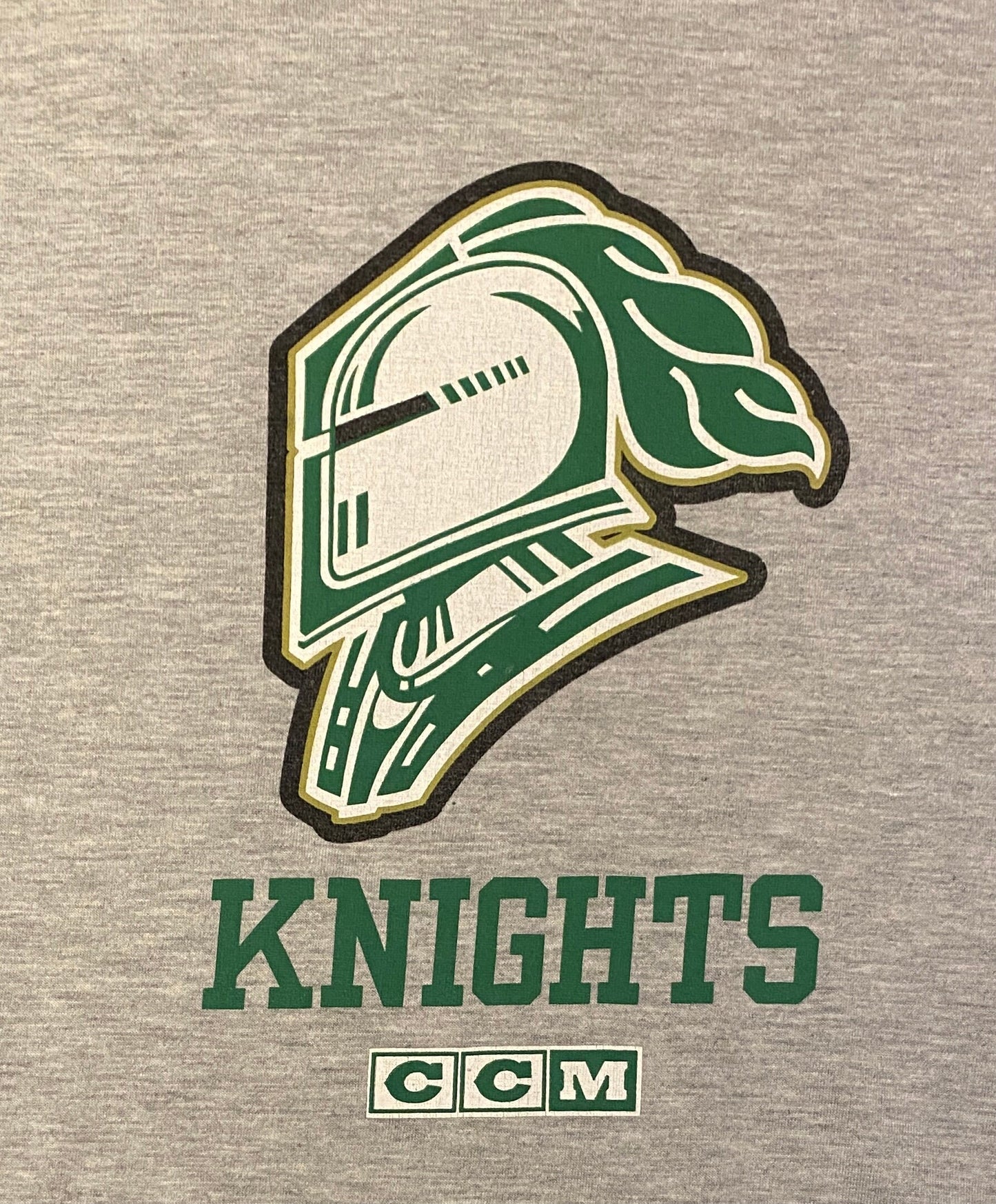 London Knights CCM Graphic Tee | Size Medium | Vintage 2000s Ontario Hockey League OHL Grey T-Shirt | Free Shipping to USA |