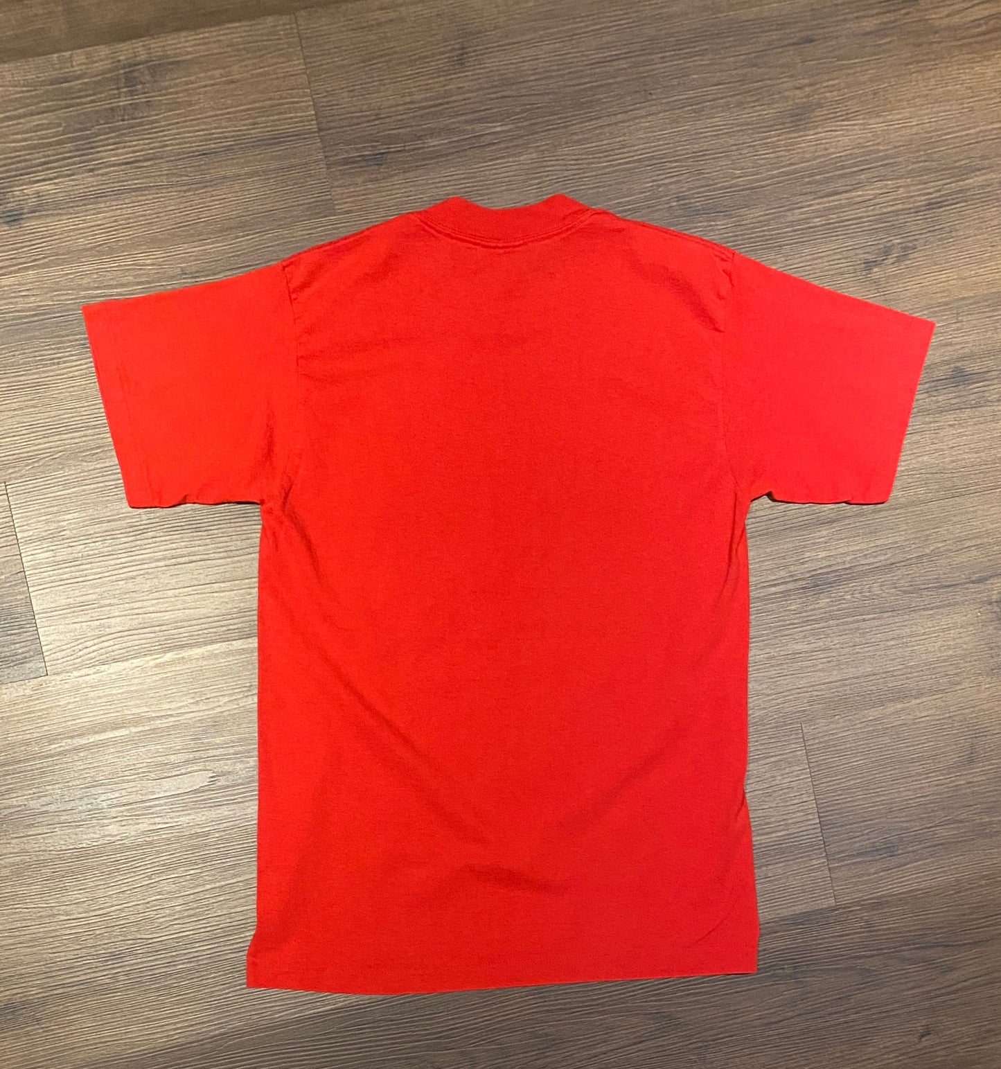 Oklahoma Abstract Dreamcatcher Graphic Tee | Size Large | Vintage 1990s Single Stitch Red T-Shirt | Made in USA |