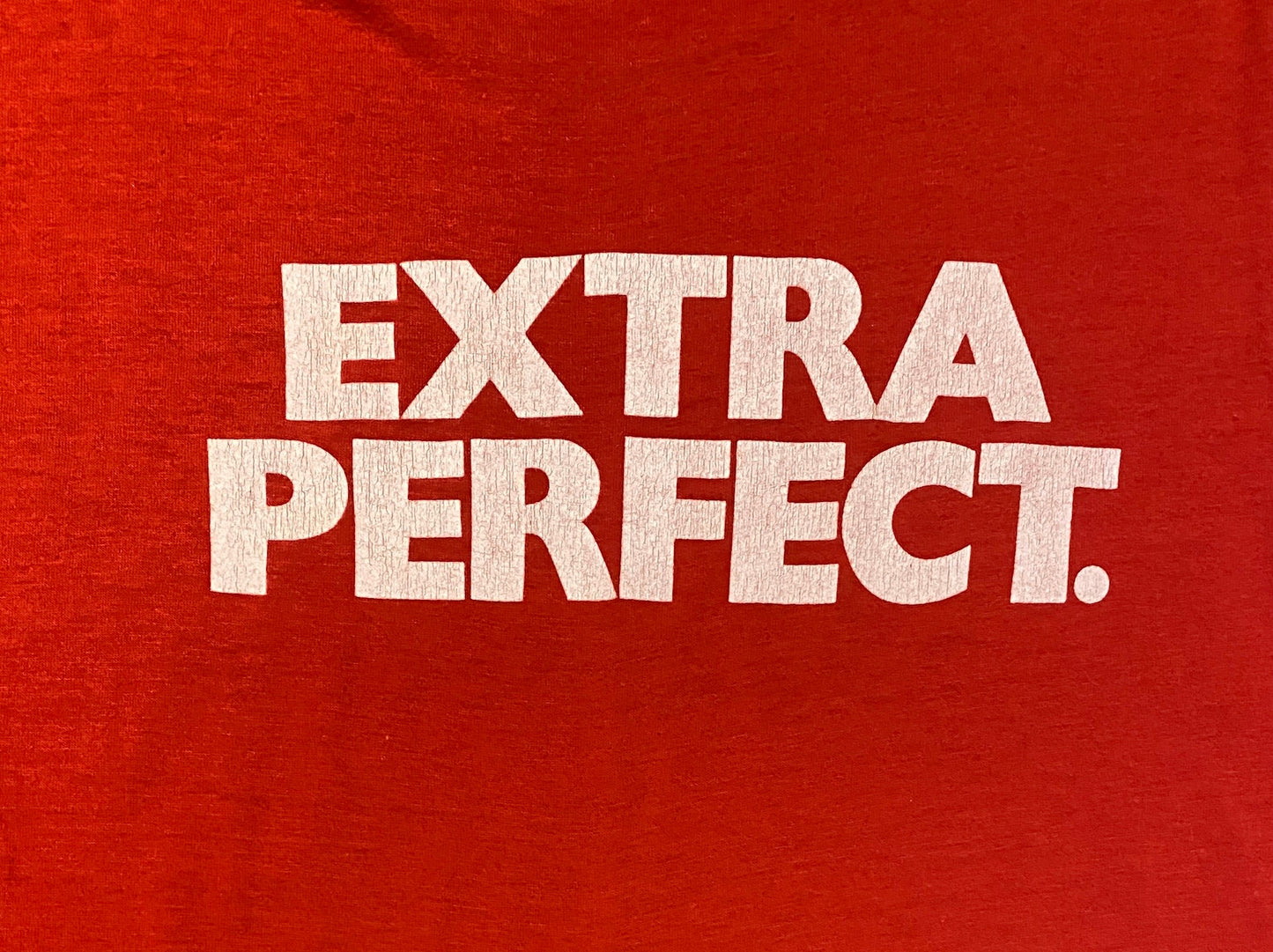 Enjoy Calvert Extra & Coke Graphic Tee | Size Small | Vintage 1990s Single Stitch Promotional Red T-Shirt | Free Shipping to USA|