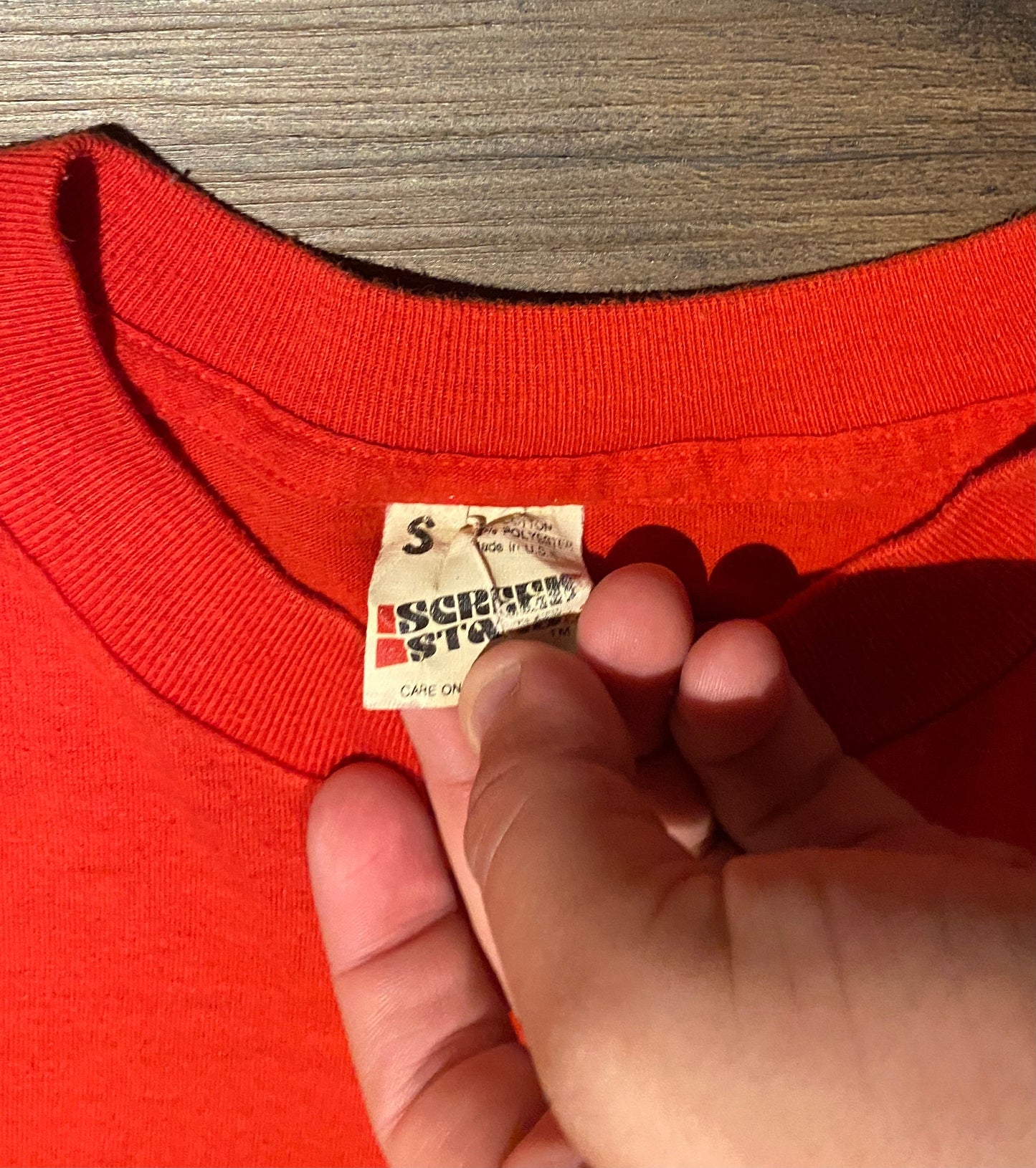 Enjoy Calvert Extra & Coke Graphic Tee | Size Small | Vintage 1990s Single Stitch Promotional Red T-Shirt | Free Shipping to USA|