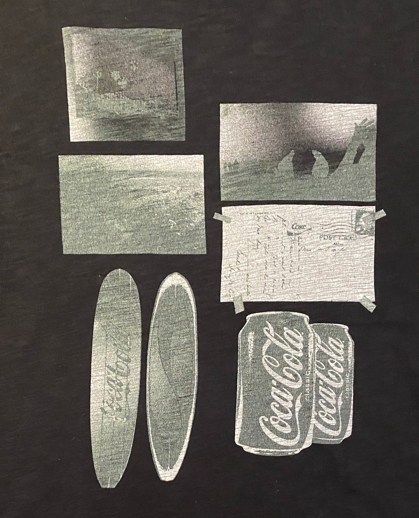 Coca-Cola Promotional Graphic Tee | Size Large | Vintage 1990s Black Promotioanl Graphic T-Shirt | Coke Adds Life | Free Shipping to USA |