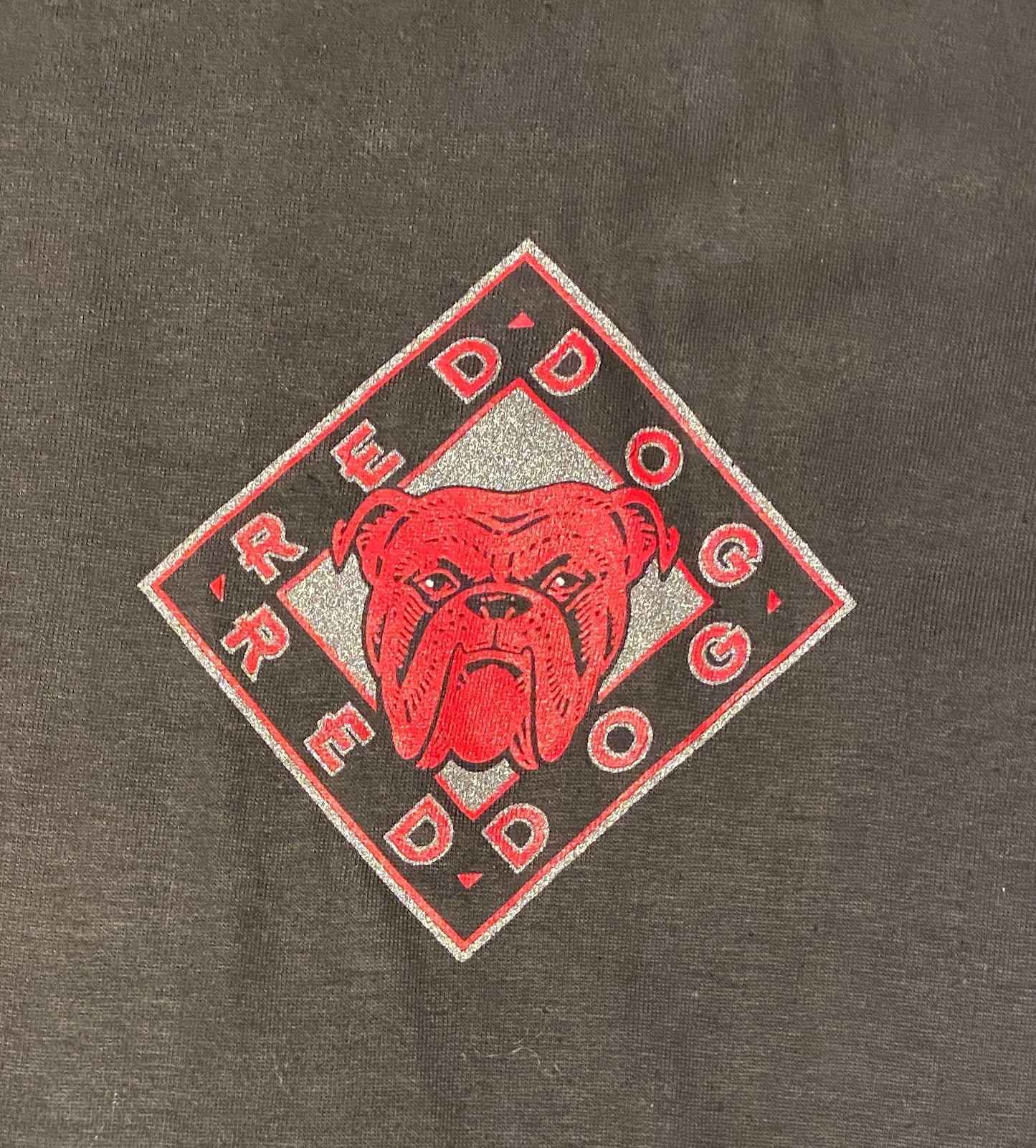 Red Dog Beer Graphic Tee | One Size Fits All | Vintage 1990s Black T-Shirt | Alcohol Promotional Tee | Free Shipping to USA|