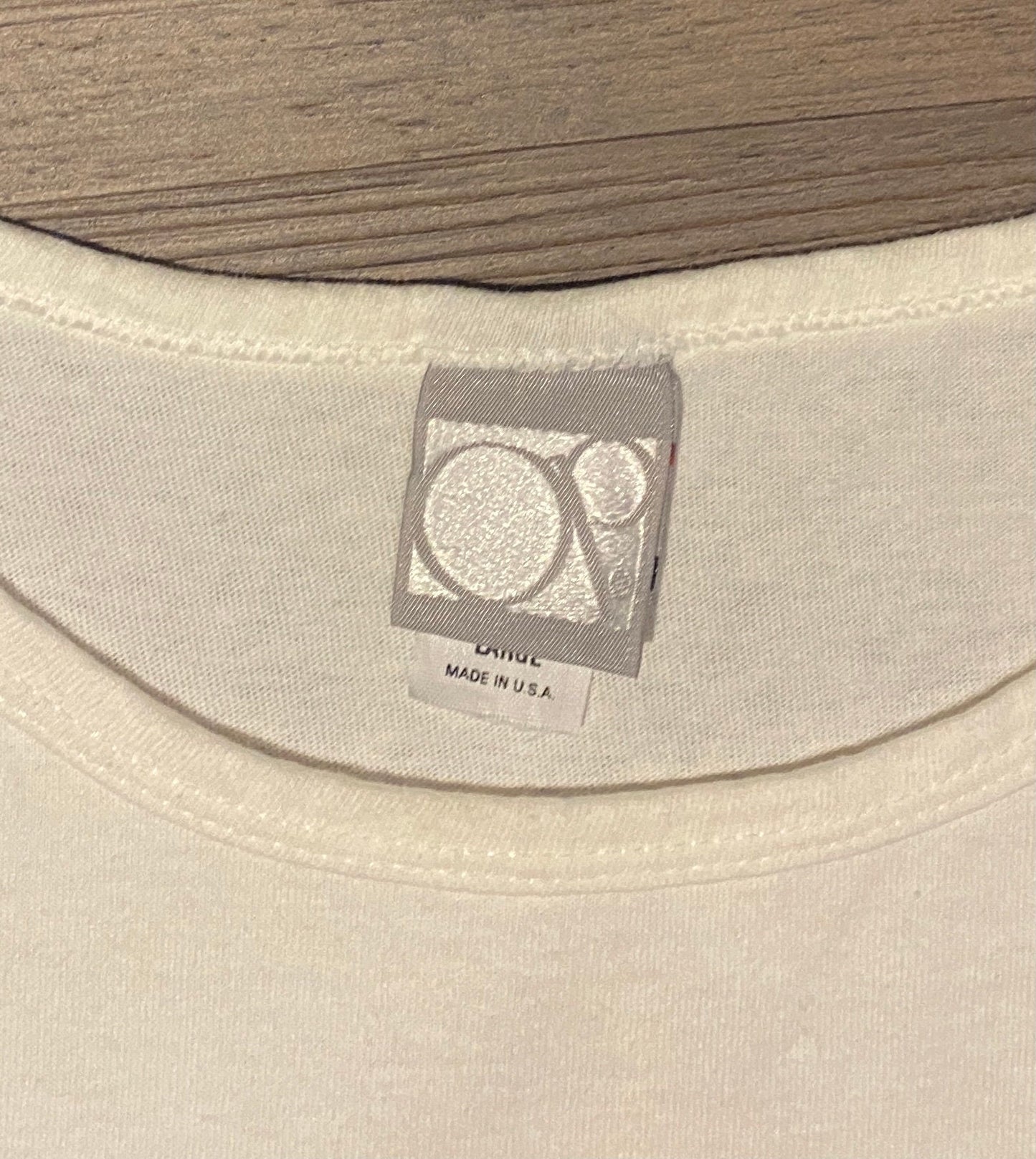 Ocean Pacific Windsurfing Sunwear Graphic Tee | Size Large | Vintage 1990s White Tank Top T-Shirt |