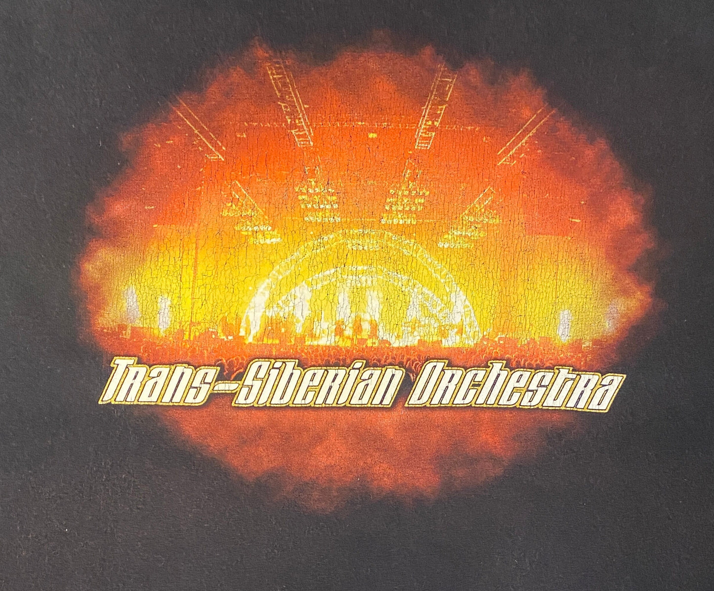 Trans-Siberian Orchestra Winter Tour 2008 Graphic Tee | Size Large | Vintage 2000s Black Metal Rock Band T-Shirt |